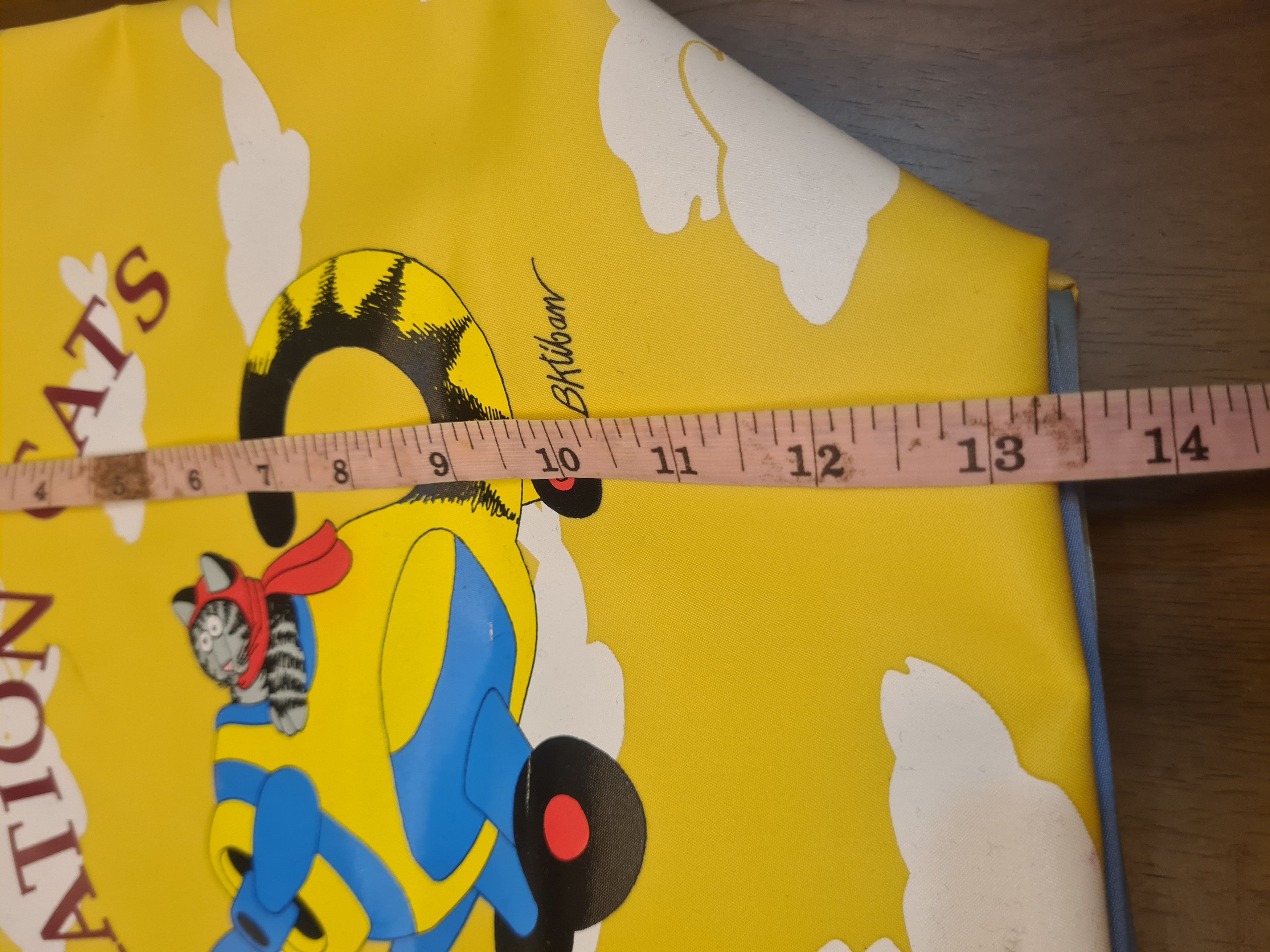 Vintage Rare vintage bkliban cats crazy shirt tote bag nylon Size ONE SIZE - 10 Thumbnail