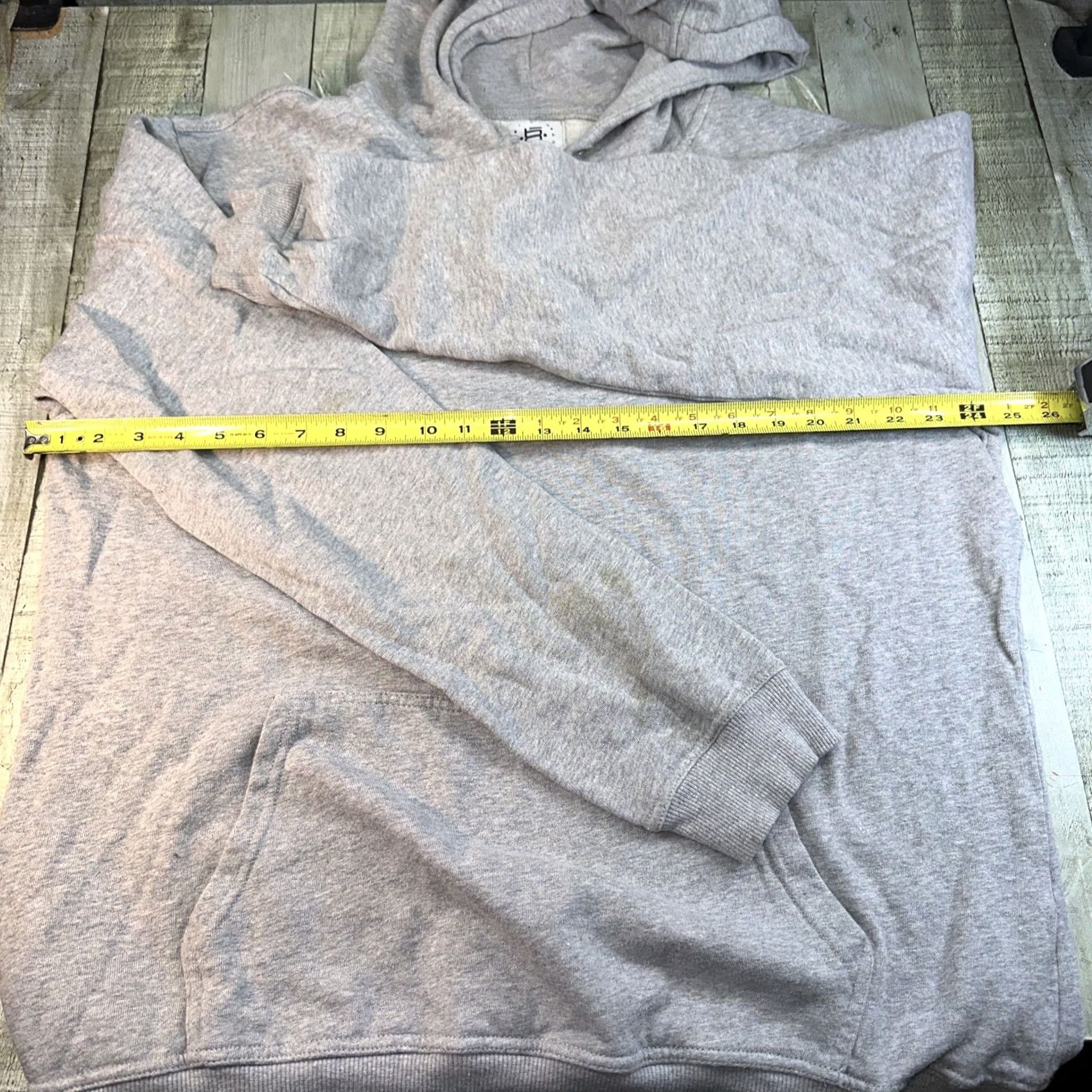 Vintage Boujee Bum Hoodie Mens XL Gray Pullover Regular Fit Xlarge Size US XL / EU 56 / 4 - 4 Thumbnail