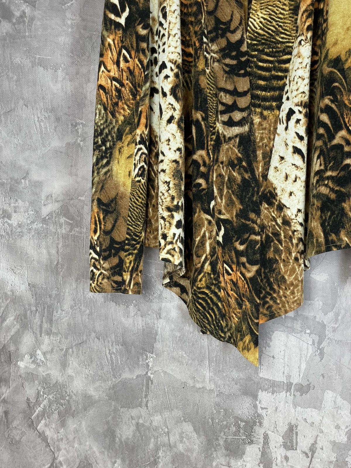 Vintage Avant Garde Y2K Style Leopard Sweater Cardigan Size L / US 10 / IT 46 - 5 Thumbnail