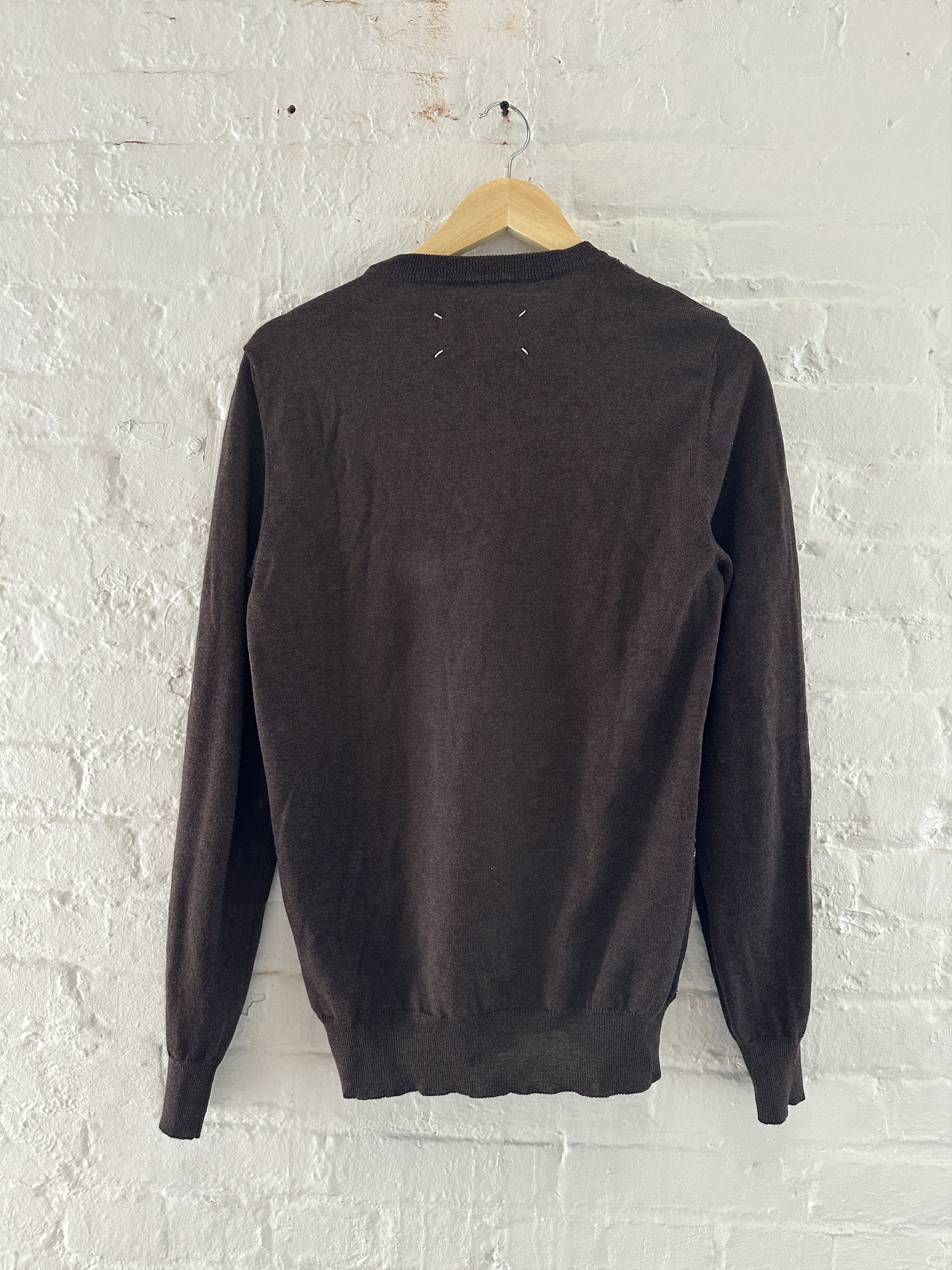Maison Margiela Maison Margiela Patchwork Wool Sweater Size US XS / EU 42 / 0 - 5 Thumbnail