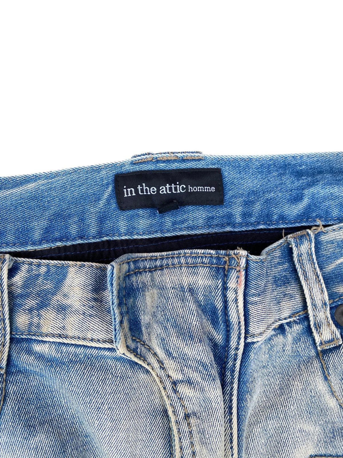 In The Attic Vintage In The Attic Biker Denim Pants Jeans. #D8 Size US 32 / EU 48 - 3 Thumbnail
