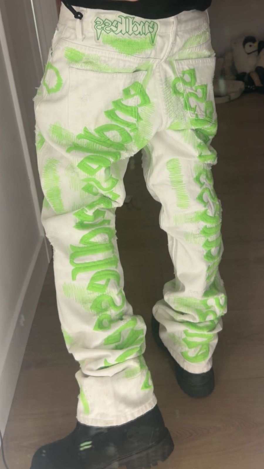 Endless Endless Denim white/green Size US 28 / EU 44 - 1 Thumbnail