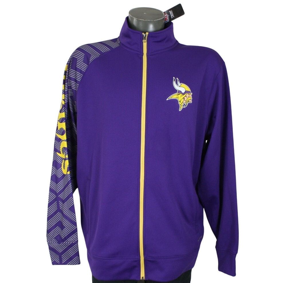 Majestic × NFL NWT Minnesota Vikings Majestic Therma Base Athletic Jacket Size US XL / EU 56 / 4 - 1 Thumbnail