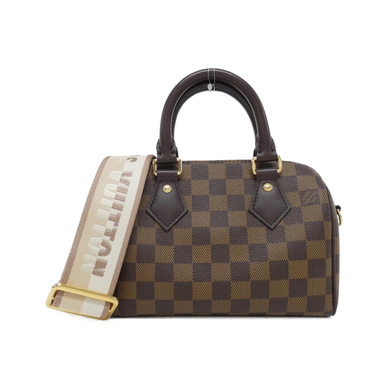 Louis Vuitton Louis Vuitton Louis Vuitton Damier Speedy Bandouliere Boston Bag Textile Handbag N40489 DUTY FREE for USA Size ONE SIZE - 1 Thumbnail
