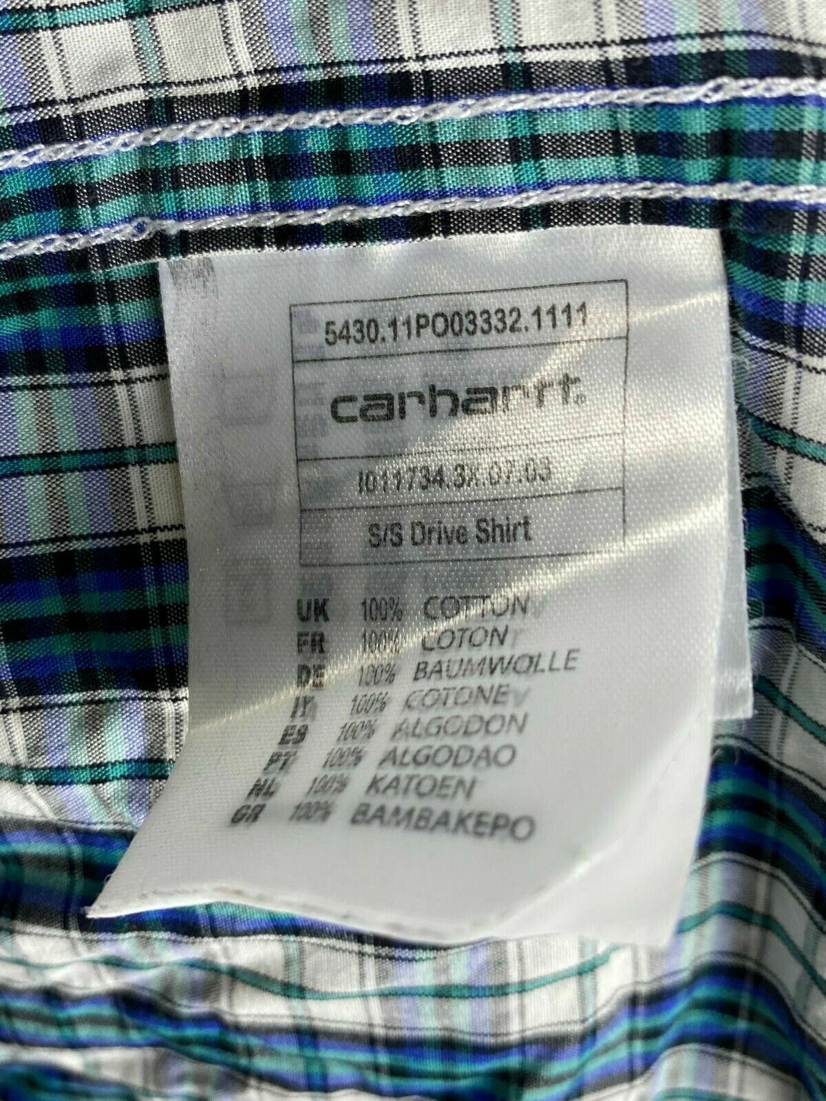 Carhartt Men Carhartt S/S Drive Shirt Blue Button Up Shirt Size XXL Size US XXL / EU 58 / 5 - 8 Thumbnail