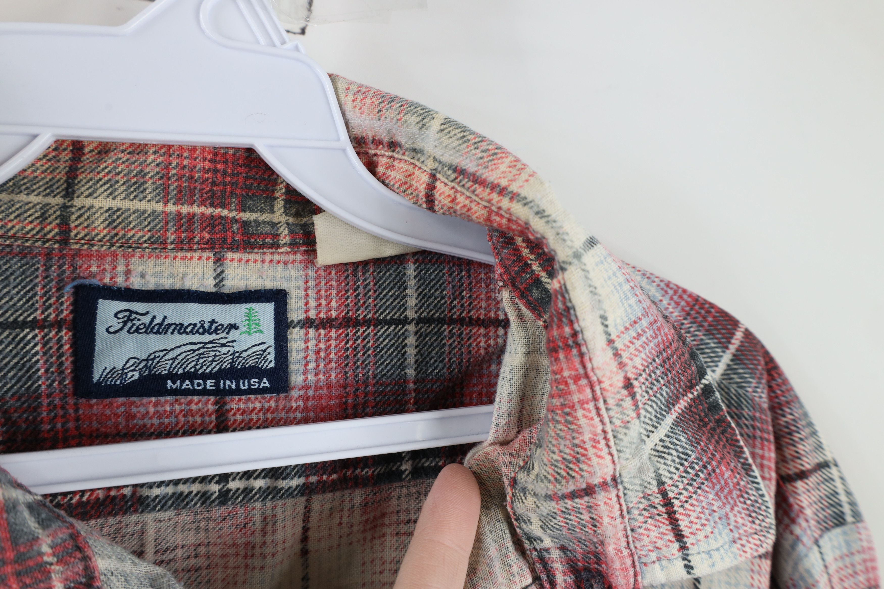 Vintage Vintage 90s Streetwear Collared Button Shirt Plaid USA Size US XXL / EU 58 / 5 - 10 Thumbnail