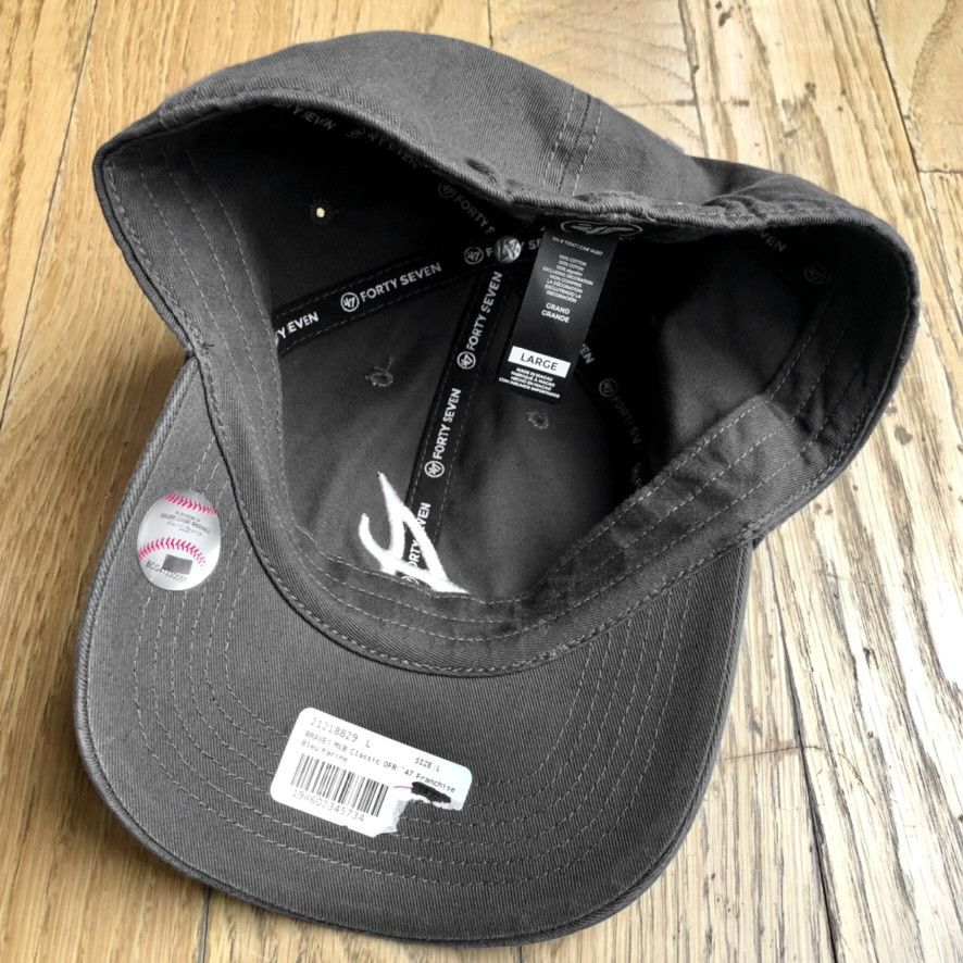 47 Brand Atlanta Braves 47 Brand MLB Fitted Cap Hat L Large Size ONE SIZE - 4 Thumbnail