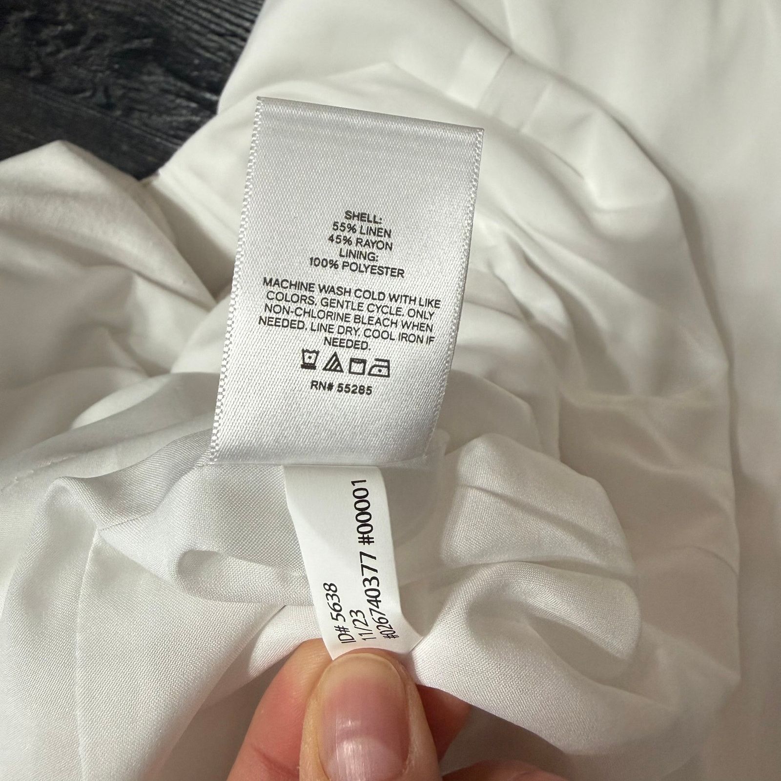 Express Express White Linen Blend Blazer | Sz S Size S / US 4 / IT 40 - 6 Thumbnail