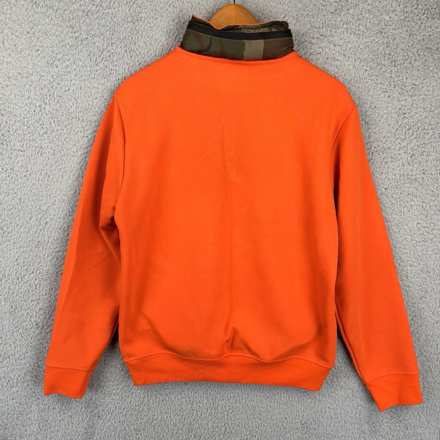 Polo Ralph Lauren Polo Ralph Lauren Polo Ralph Lauren Double Knit Hybrid 1/2 Zip Pullover Mens Small Orange Camo Size US S / EU 44-46 / 1 - 6 Thumbnail