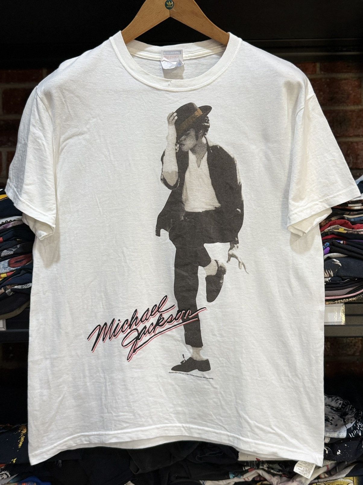 Band Tees Vintage Michael Jackson King Of Pop Merchandising Tee Size US M / EU 48-50 / 2 - 1 Thumbnail