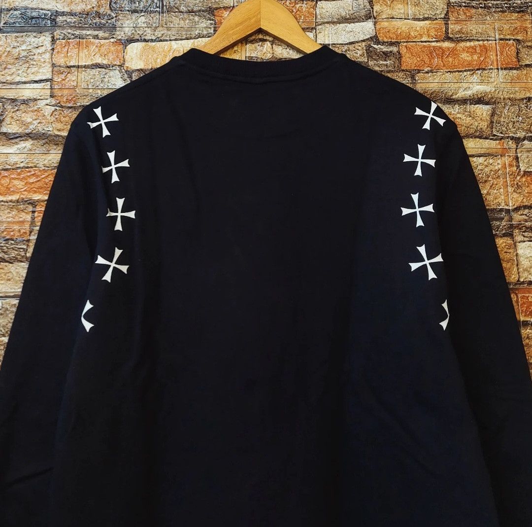 Neil Barrett Neil Barrett Black Fair Isle Military Stars Crewneck Size US S / EU 44-46 / 1 - 5 Thumbnail