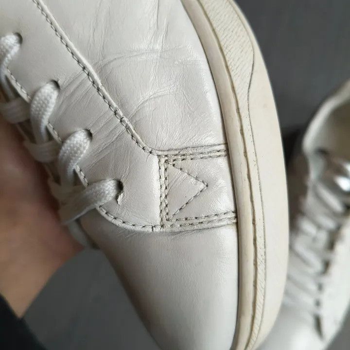 Louis Vuitton Louis Vuitton Silver Trim Leather Sneakers -2508 Size US 8.5 / EU 41-42 - 5 Thumbnail