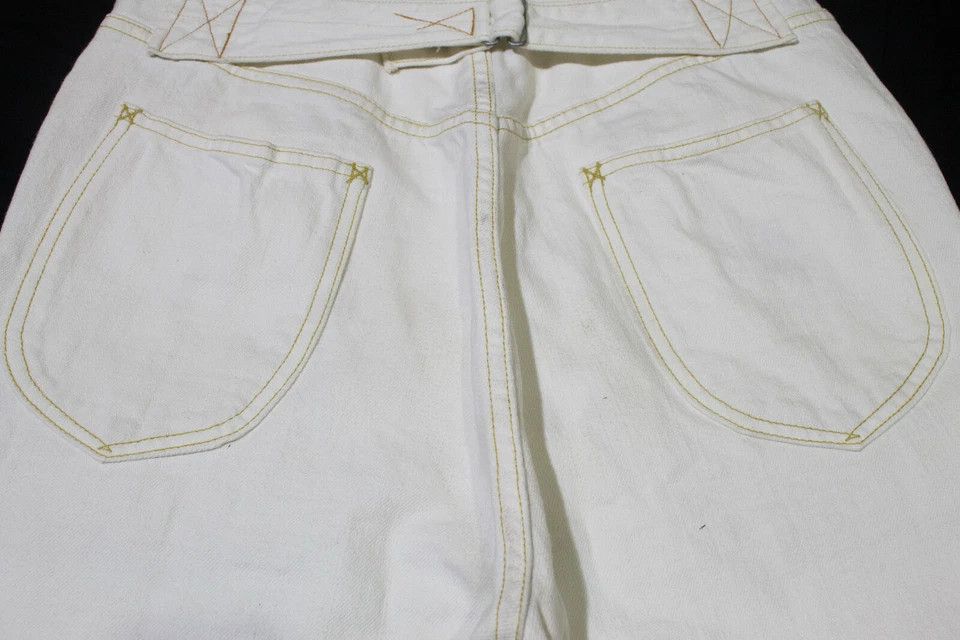 Kapital Kapital Japan Sarouel Pants Denim Jeans Cinch Back White Size US 28 / EU 44 - 8 Thumbnail
