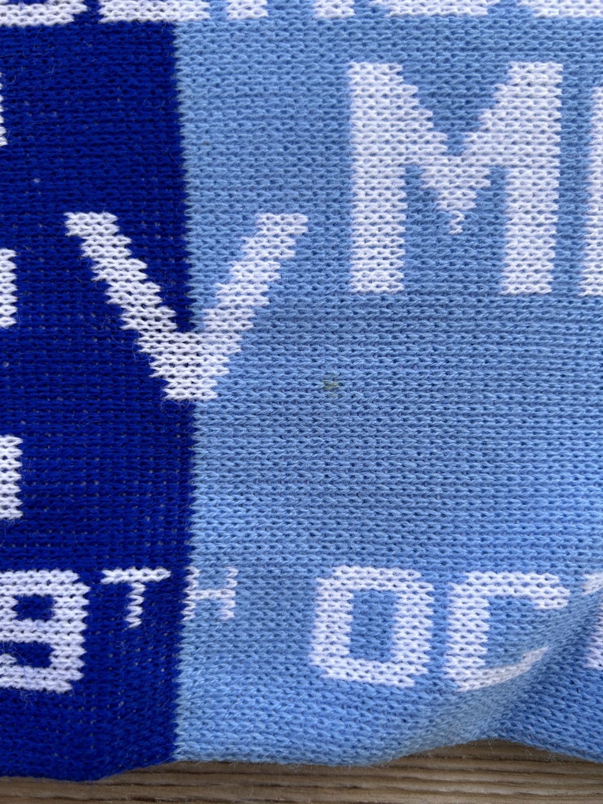 Vintage Manchester City vs Crystal Palace 2019 Premiership Scarf Size ONE SIZE - 6 Thumbnail