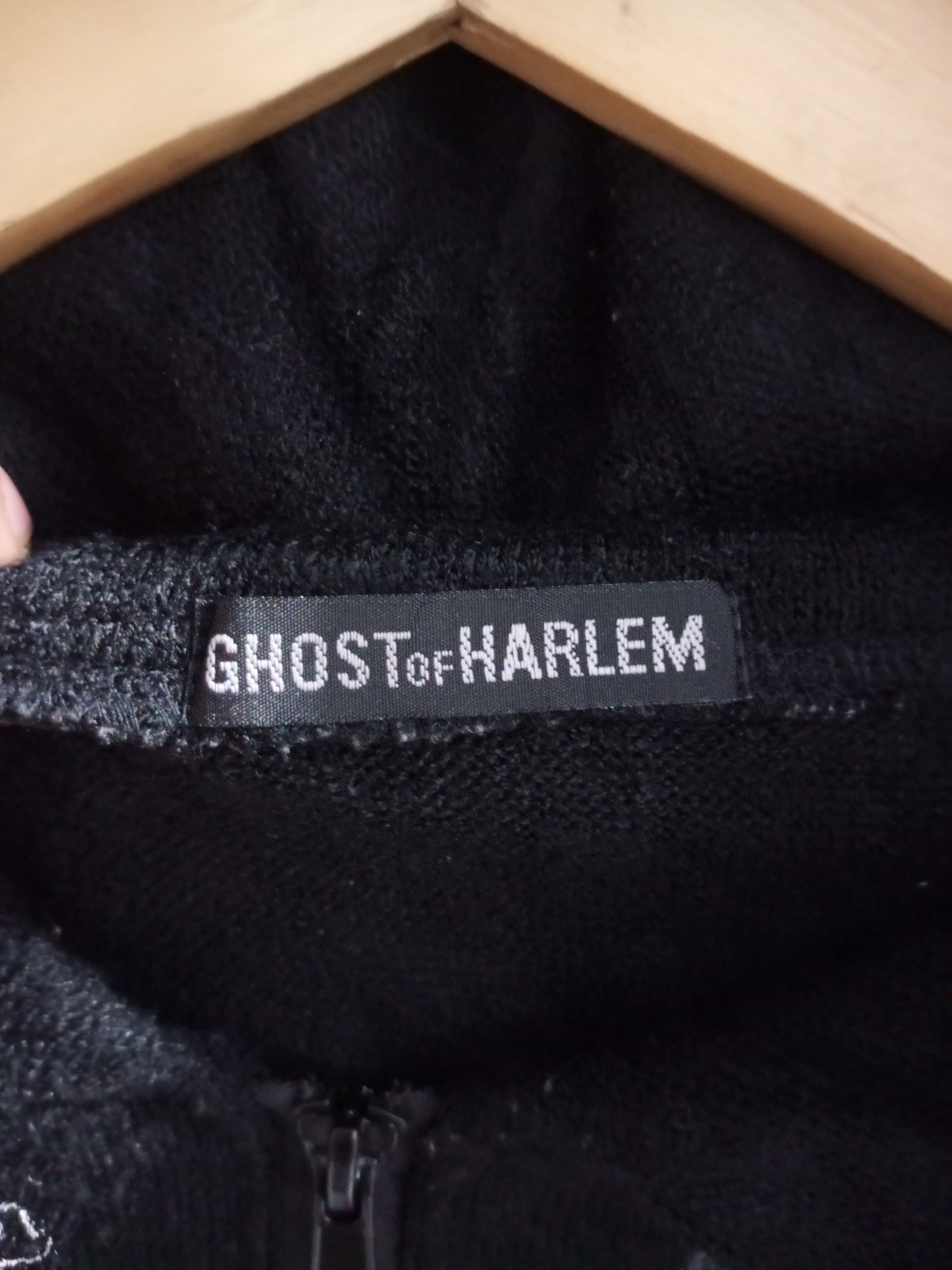 Japanese Brand Vintage Ghost of Harlem skull hoodie Size US M / EU 48-50 / 2 - 8 Thumbnail