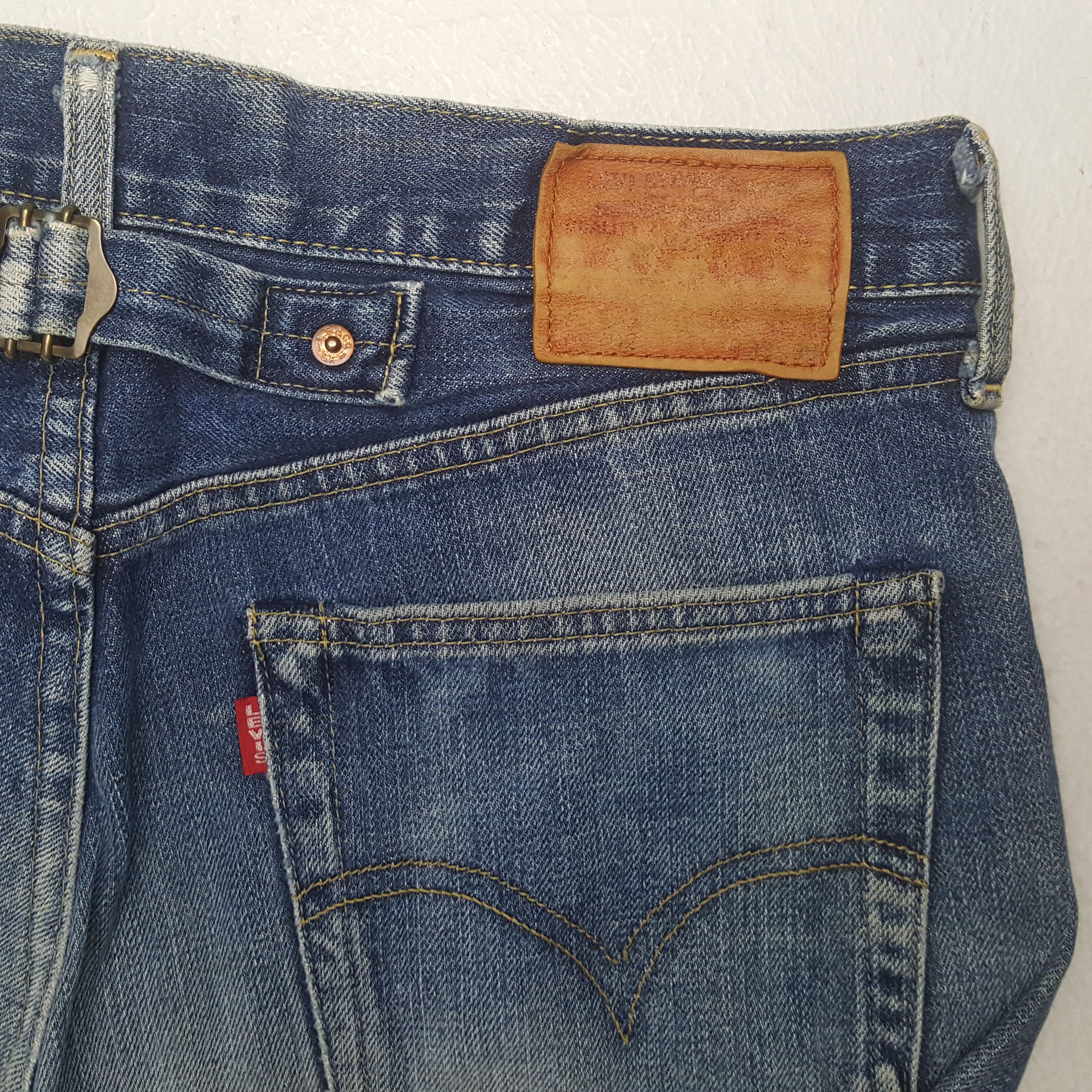Levi's × Vintage Levi's Streetwear Style Selvedge Distressed Jeans Size US 32 / EU 48 - 7 Thumbnail