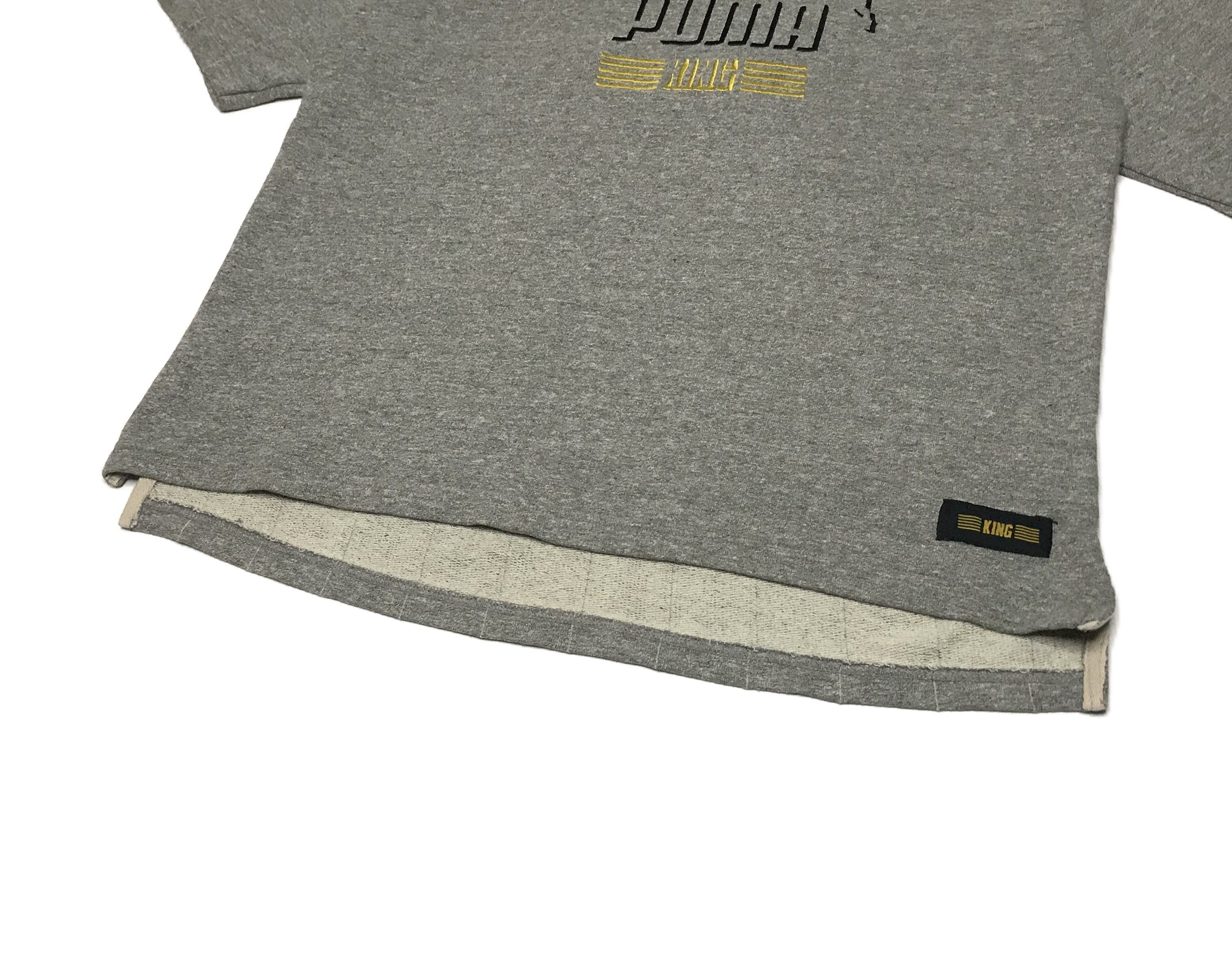 Puma Puma King Vintage Mens Tee Size S Gray Size US S / EU 44-46 / 1 - 4 Thumbnail
