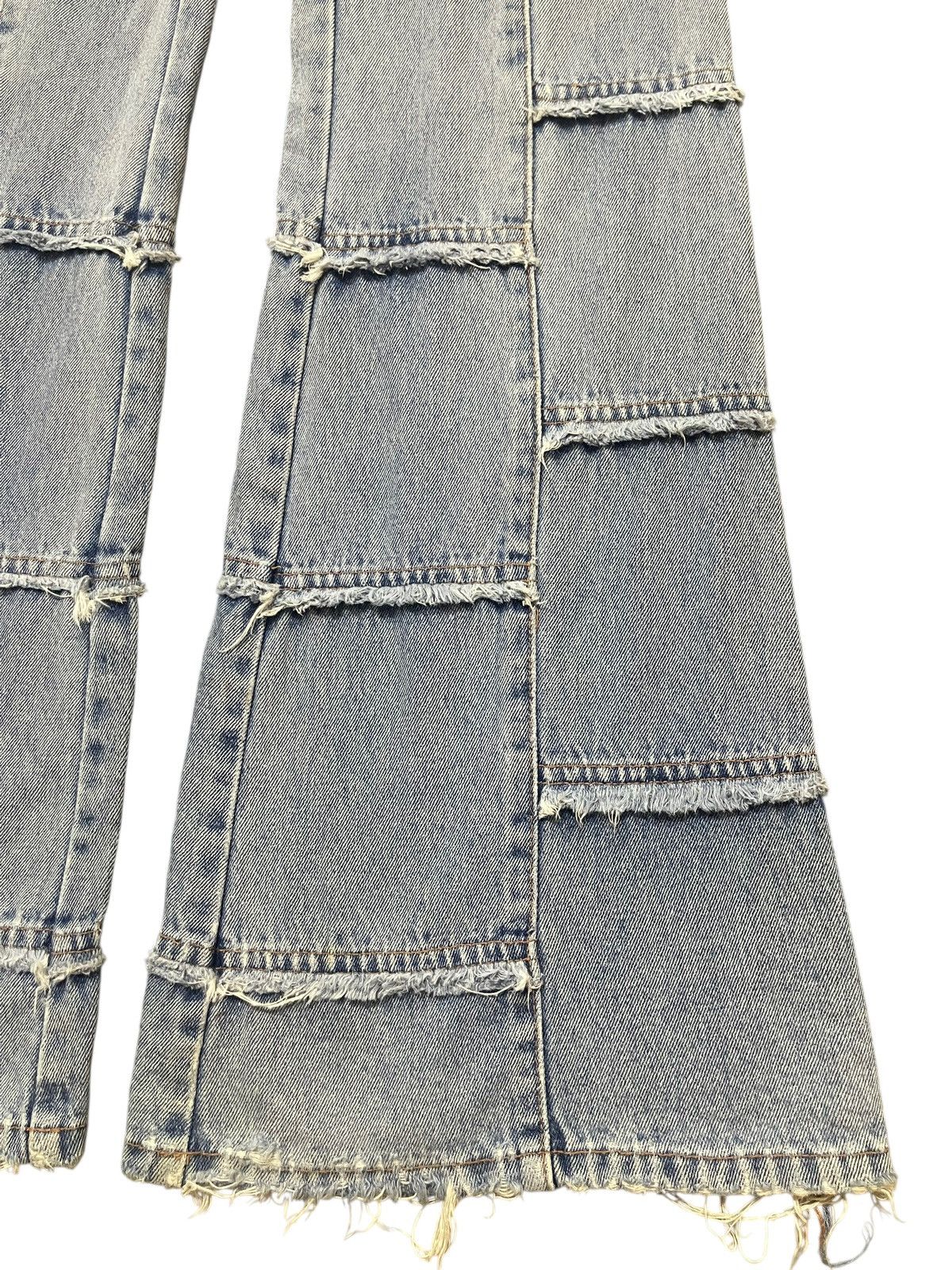Hysteric Glamour Vintage Japanese Hagi Patchwork Hysteric Style Flared Jeans Size US 30 / EU 46 - 8 Thumbnail