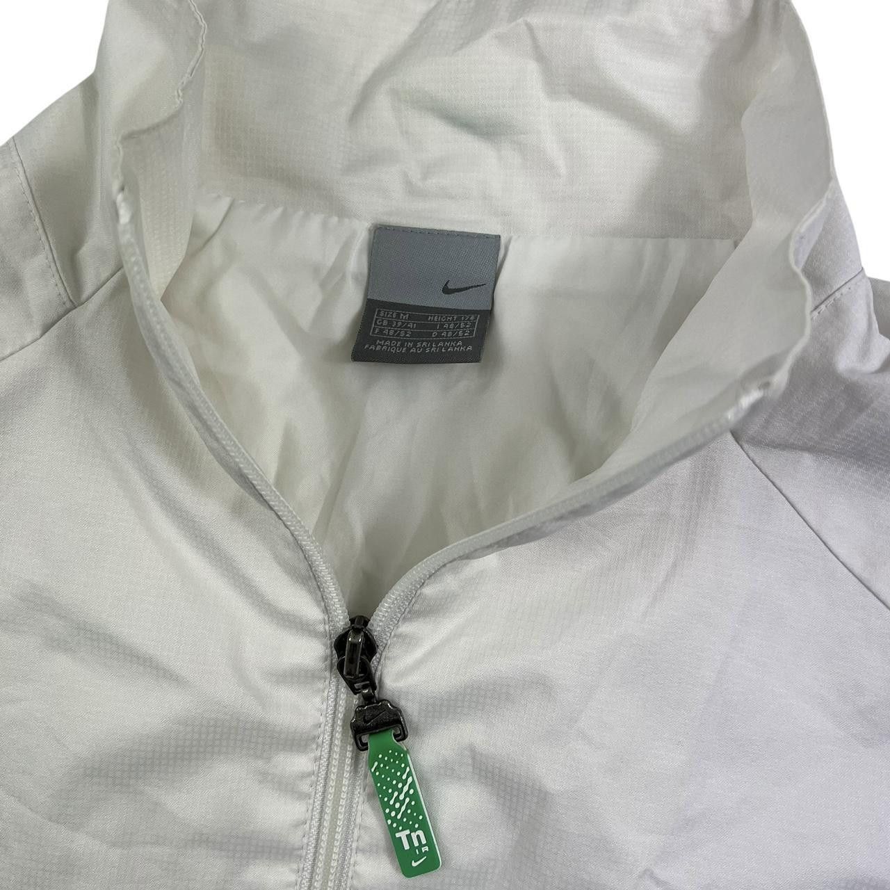 Nike Vintage 2000s Nike TN Track Jacket White & Green - Medium Size US M / EU 48-50 / 2 - 5 Thumbnail