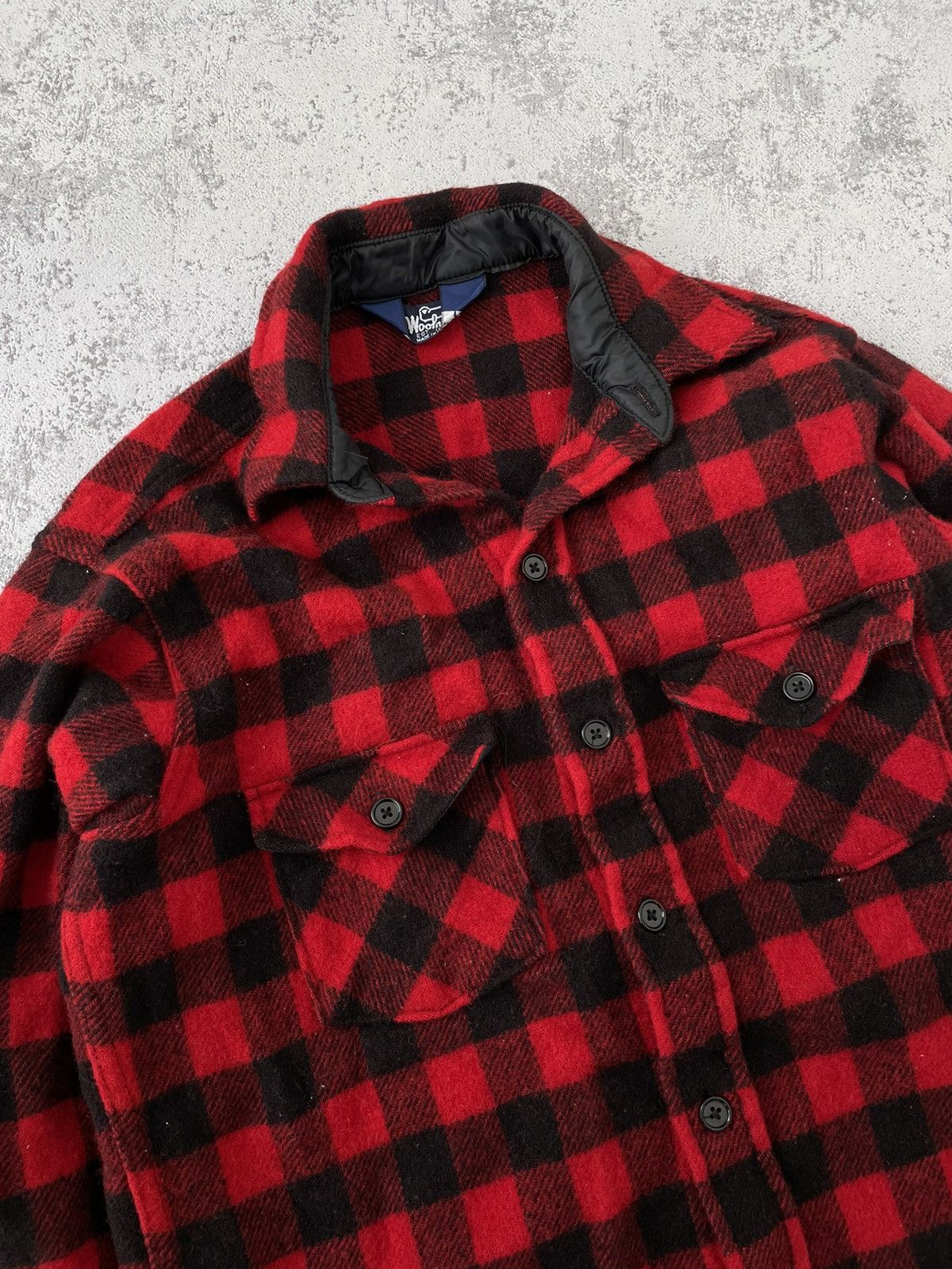 Flannel × Woolrich Woolen Mills Vintage Woolrich Flannel Wool Shirt Size US M / EU 48-50 / 2 - 3 Thumbnail