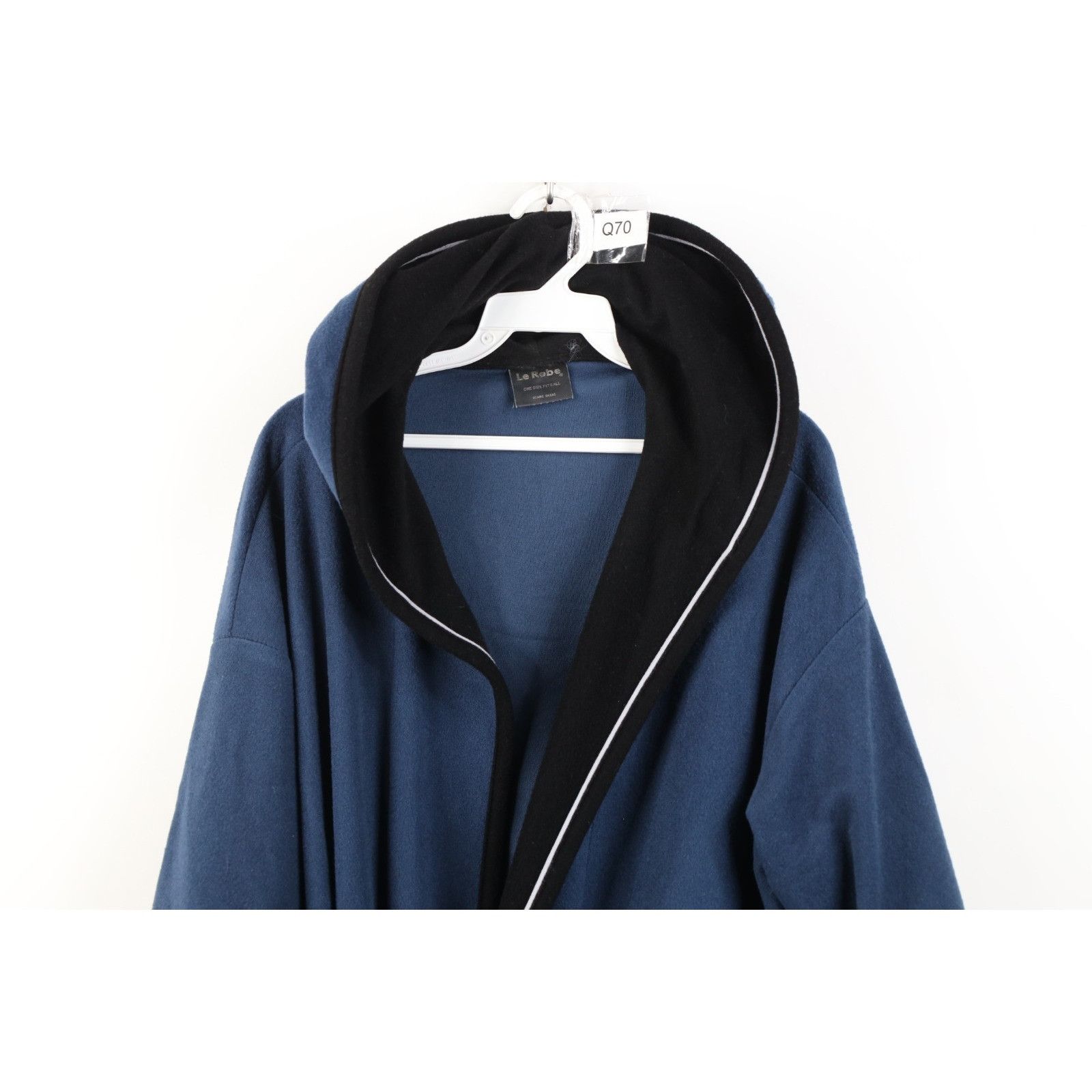 Vintage Vintage 70s Streetwear Fleece Velour Belted Bath Robe Size US L / EU 52-54 / 3 - 2 Thumbnail