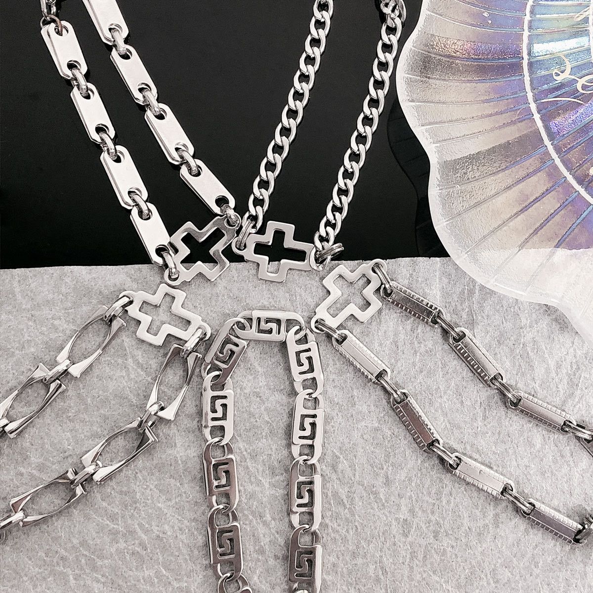 Jewelry Cross Rare Bracelet Y2K Punk Chain Gotch Bracelets Chains Size ONE SIZE - 4 Thumbnail