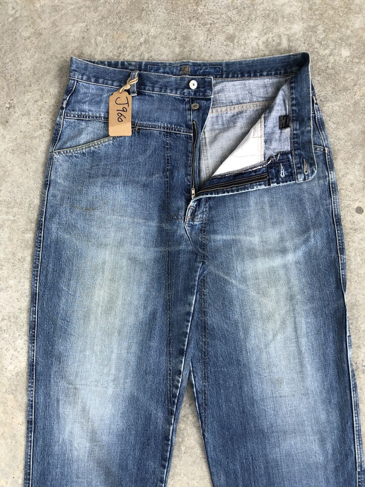 Marithe + Francois Girbaud Vintage Marithe Francois Girbaud Baggy Jeans Distressed Size US 36 / EU 52 - 3 Thumbnail