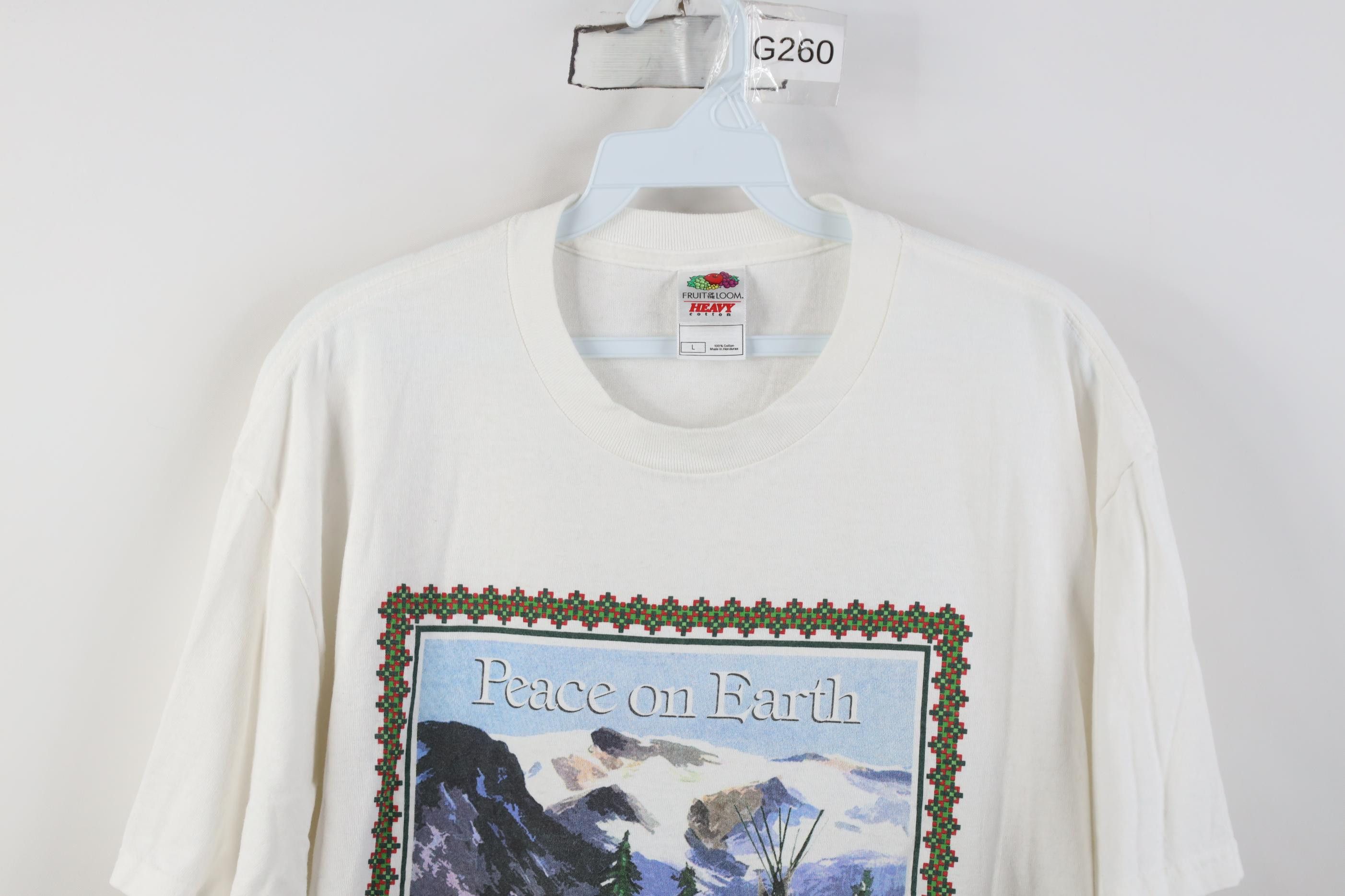 Vintage Vintage 90s Y2K On Earth American Indian Youth Camp T-Shirt Size US L / EU 52-54 / 3 - 2 Thumbnail