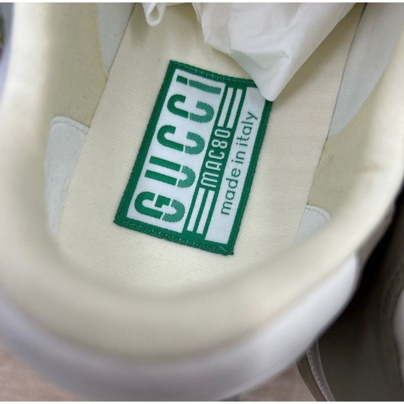Gucci Gucci Mac 80 low top leather sneakers size 11 fits 11.5 US Size US 11.5 / EU 44-45 - 4 Thumbnail