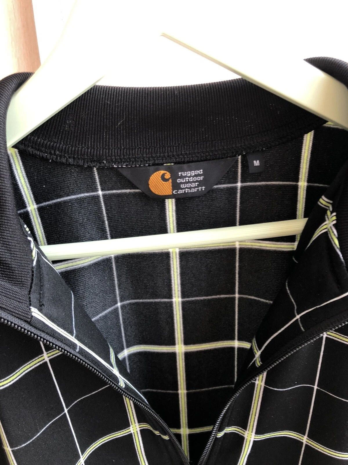 Carhartt Carhartt Grid Jacket Mens Size M Checked Sweatshirt Vintage Size US M / EU 48-50 / 2 - 6 Thumbnail