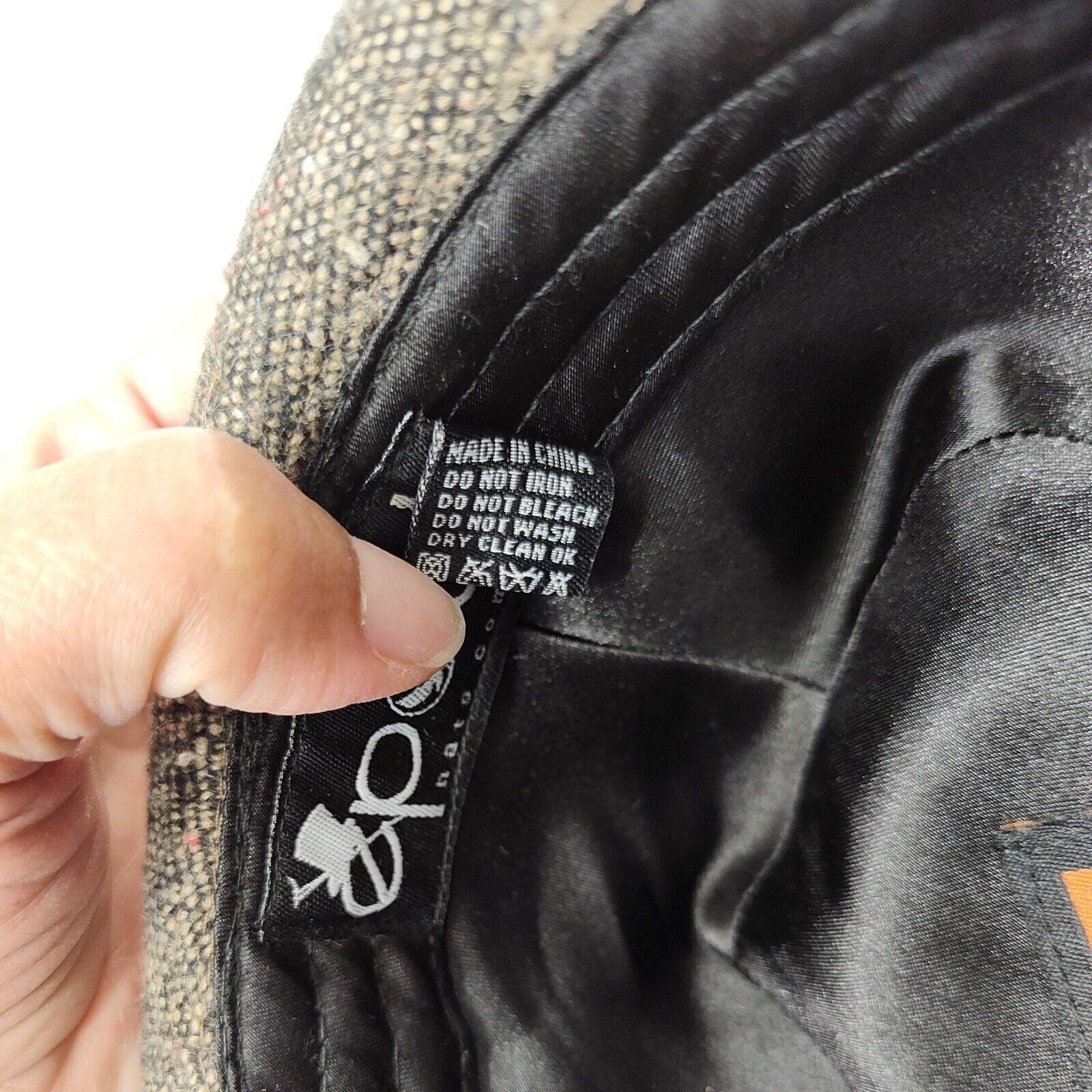 Epoch Epoch Brown Wool Hat Fedora Trilby Tweed Unisex S/M Festival Size ONE SIZE - 9 Thumbnail