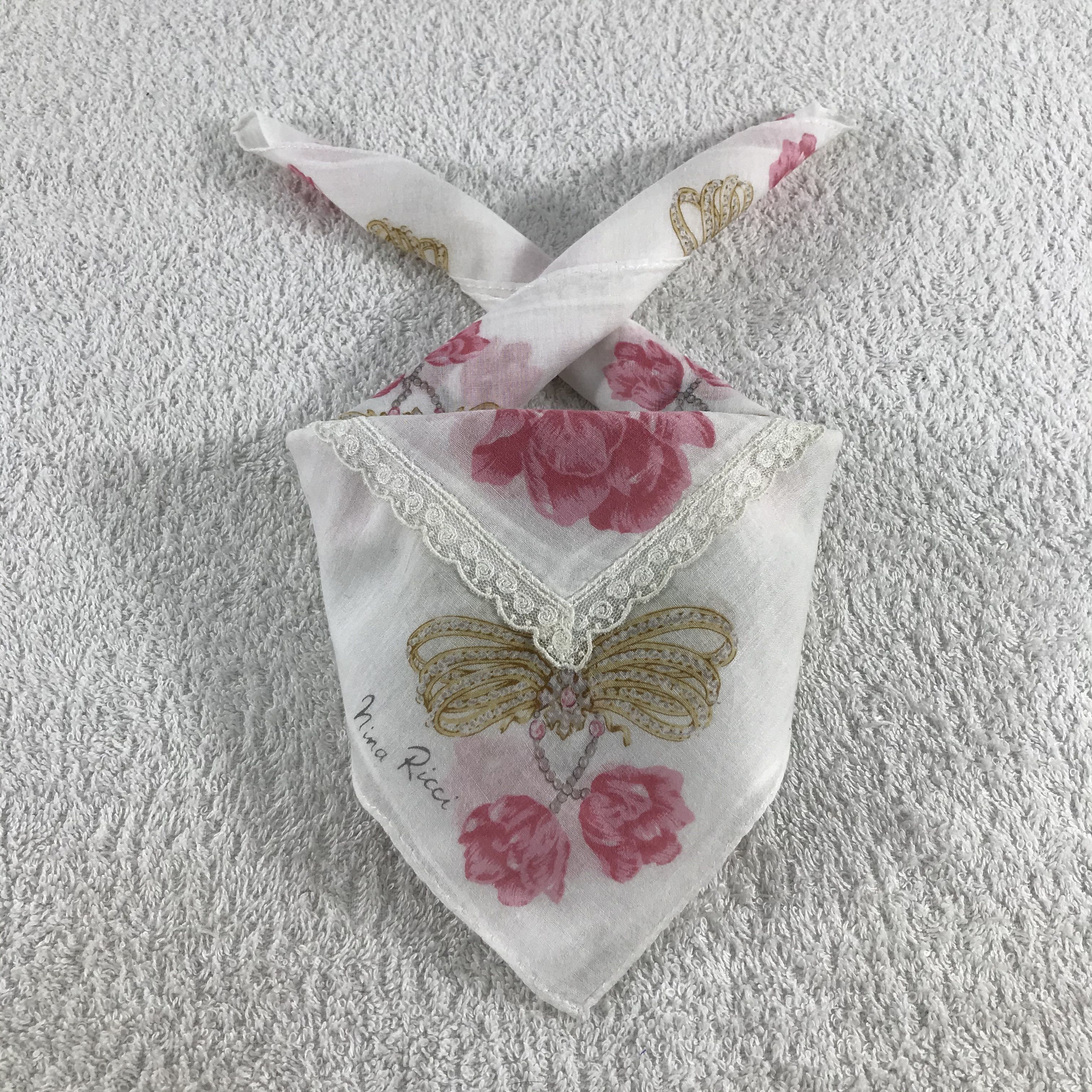 Nina Ricci × Vintage Nina Ricci Bandana / Handkerchief / Neckerchief - S094 Size ONE SIZE - 3 Thumbnail