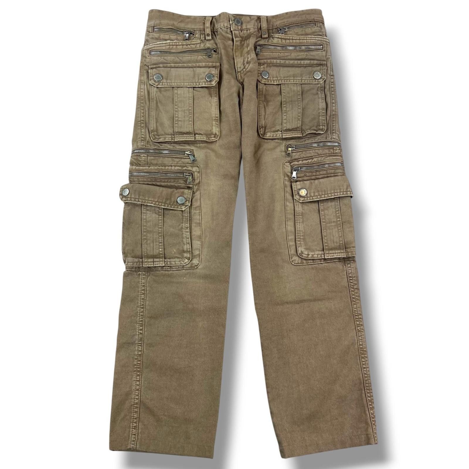 Dolce & Gabbana Dolce & Gabbana 2008 Multi Zip Cargo Pants Size US 28 / EU 44 - 2 Thumbnail