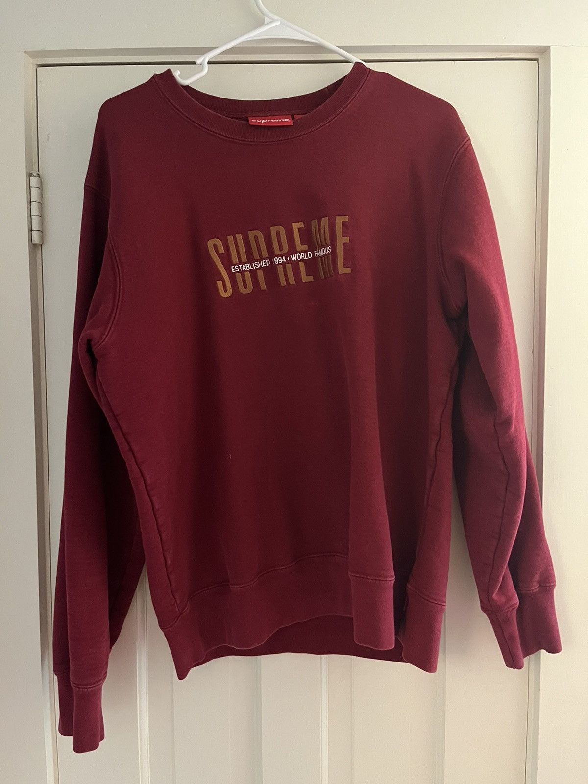 Supreme Supreme world famous crewneck | Grailed