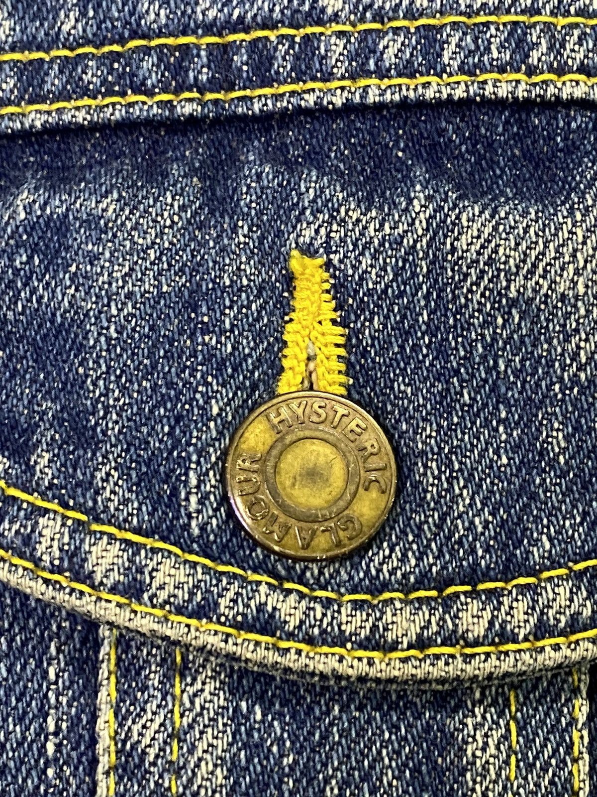 Hysteric Glamour Hysteric Glamour Paris Knit Patch Elfen Logo Denim Jacket Size US L / EU 52-54 / 3 - 12 Thumbnail