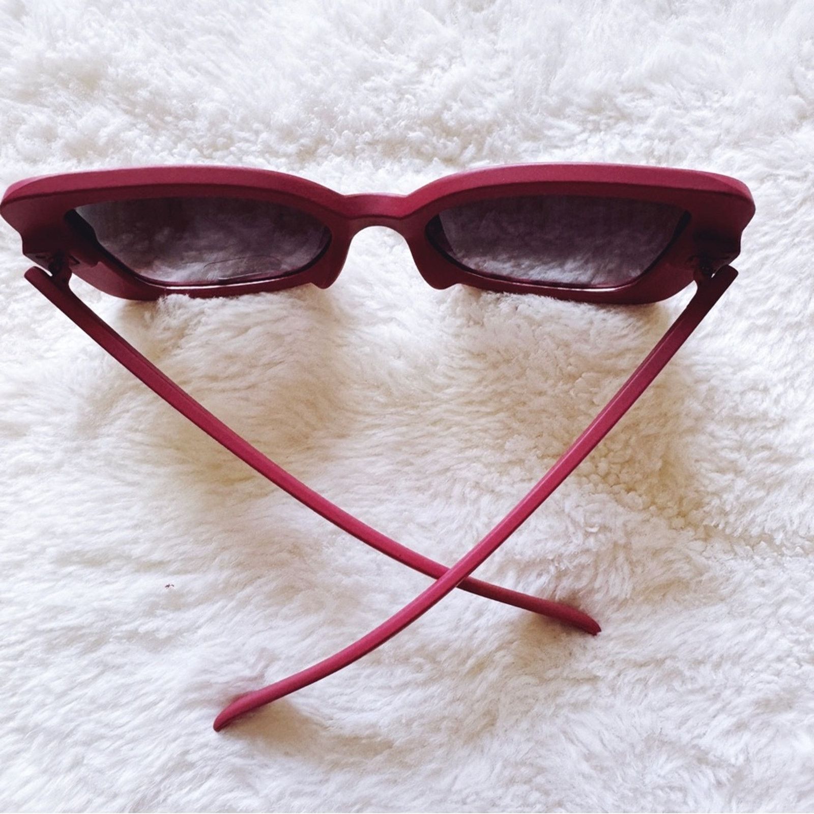 Other Eva Red Square-Framed Sunglasses Size ONE SIZE - 12 Thumbnail