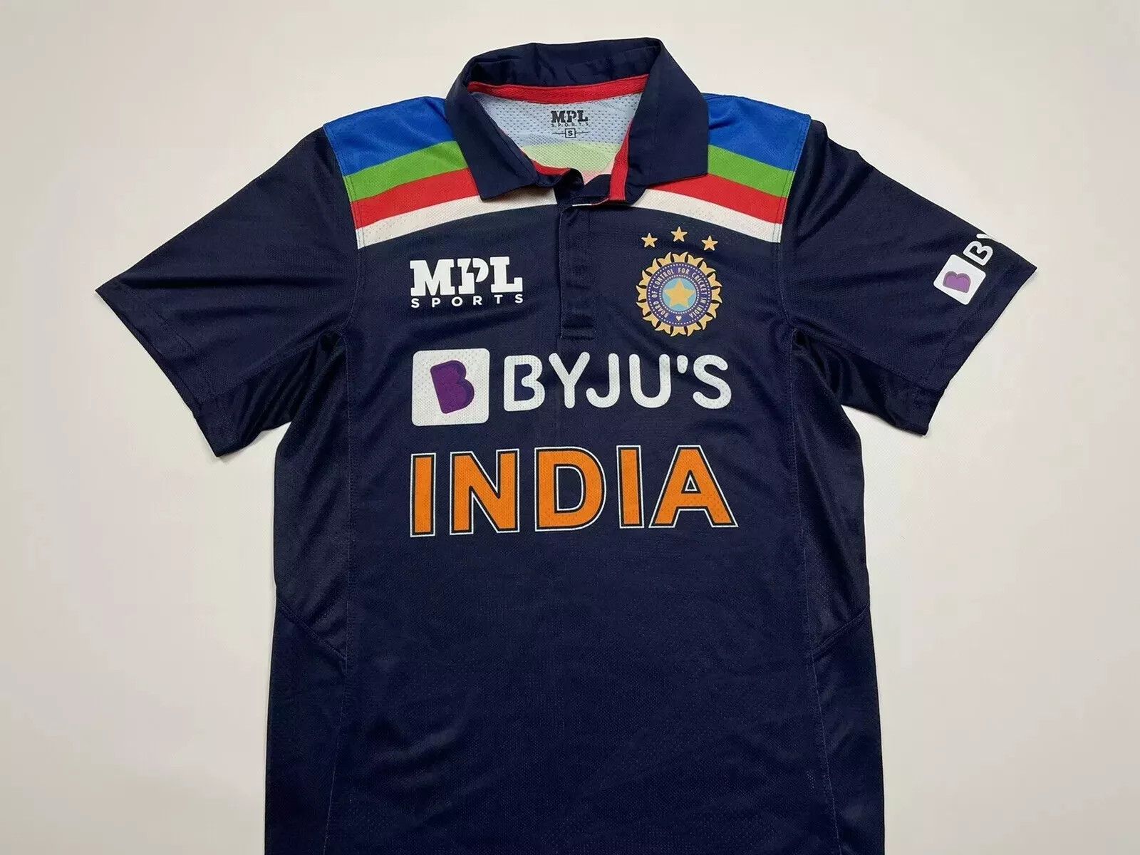 Vintage India National Team Cricket Jersey Shirt Mpl Sports Size US S / EU 44-46 / 1 - 3 Thumbnail