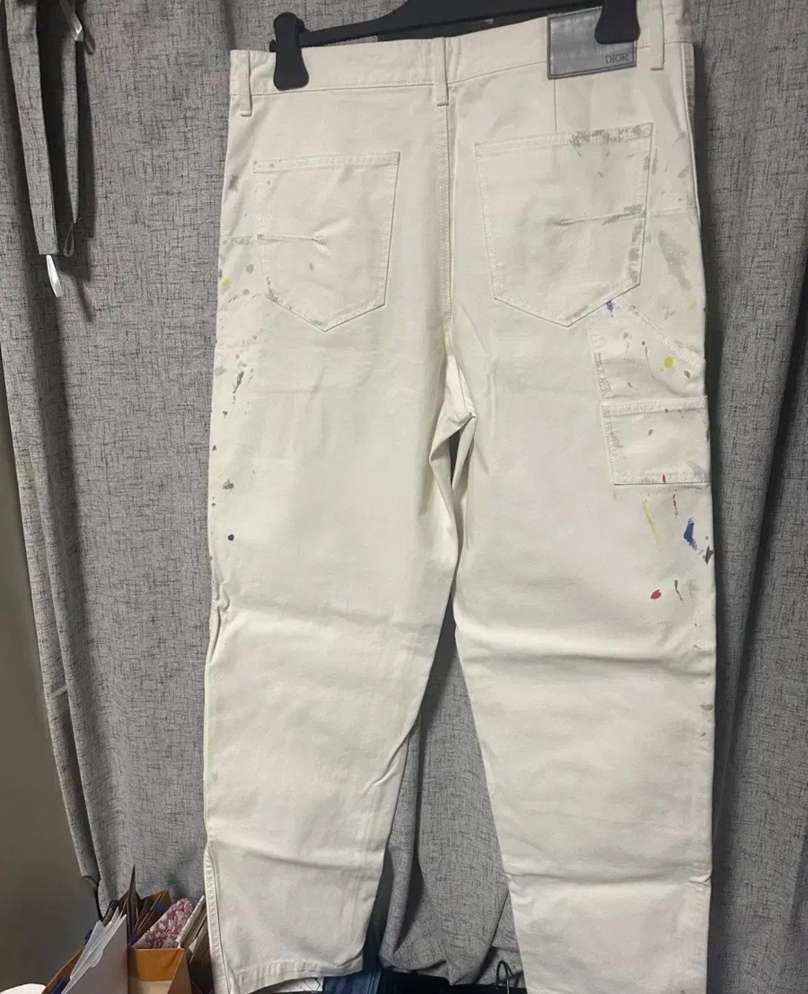 Dior Painting Carpenter Pants Size US 33 - 2 Thumbnail