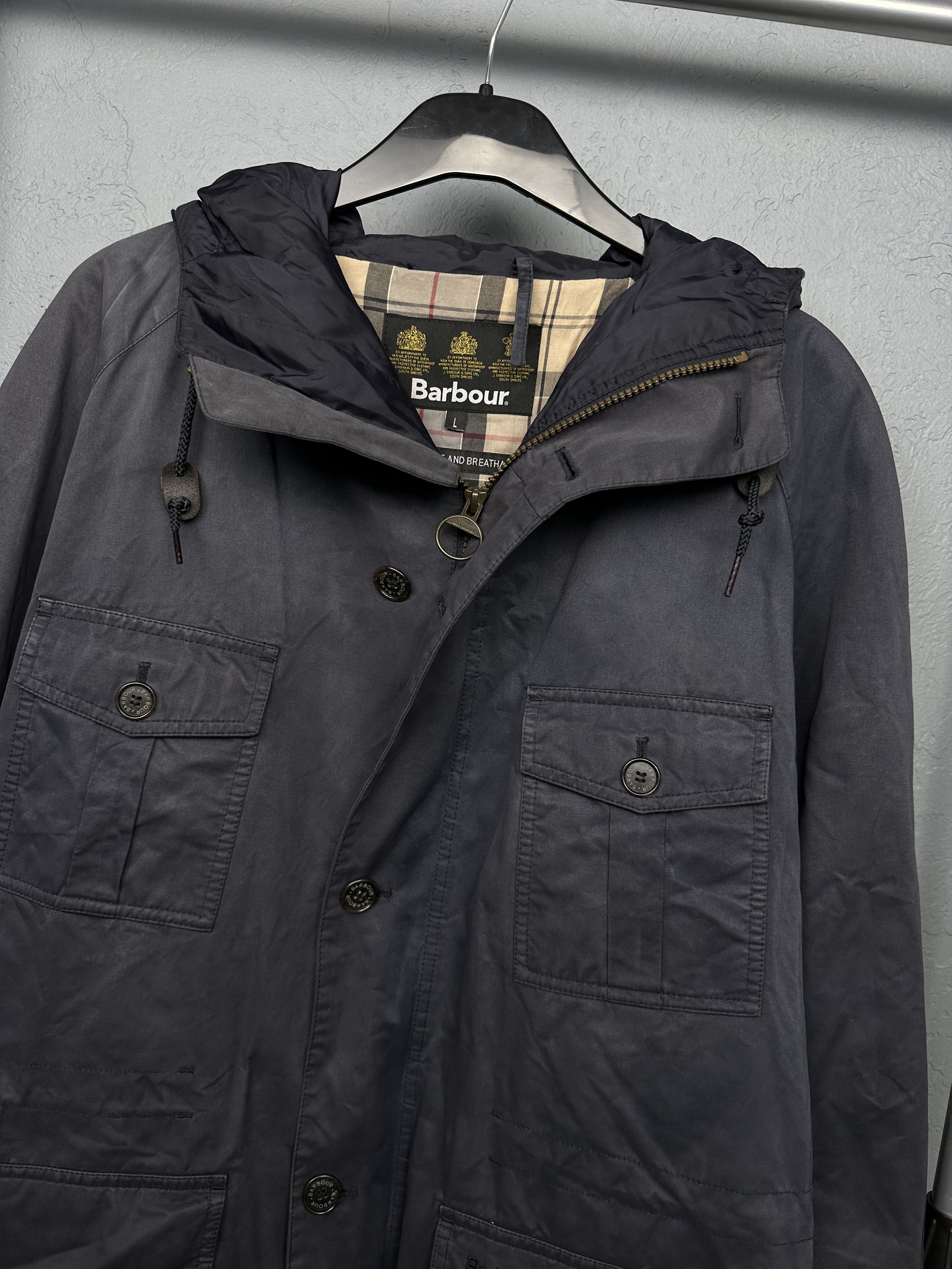 Barbour Barbour Vintage Mens Cornish Waterproof Jacket Size US L / EU 52-54 / 3 - 2 Thumbnail