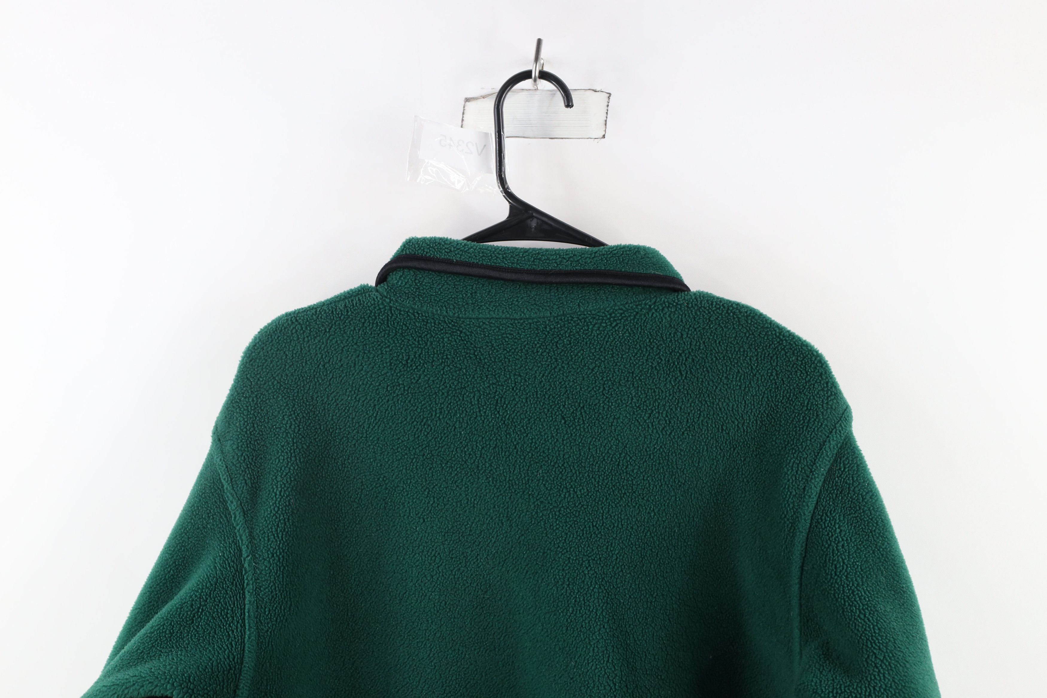 Rei × Vintage Vintage 90s REI Blank Full Zip Fleece Jacket Green USA Size US S / EU 44-46 / 1 - 14 Thumbnail