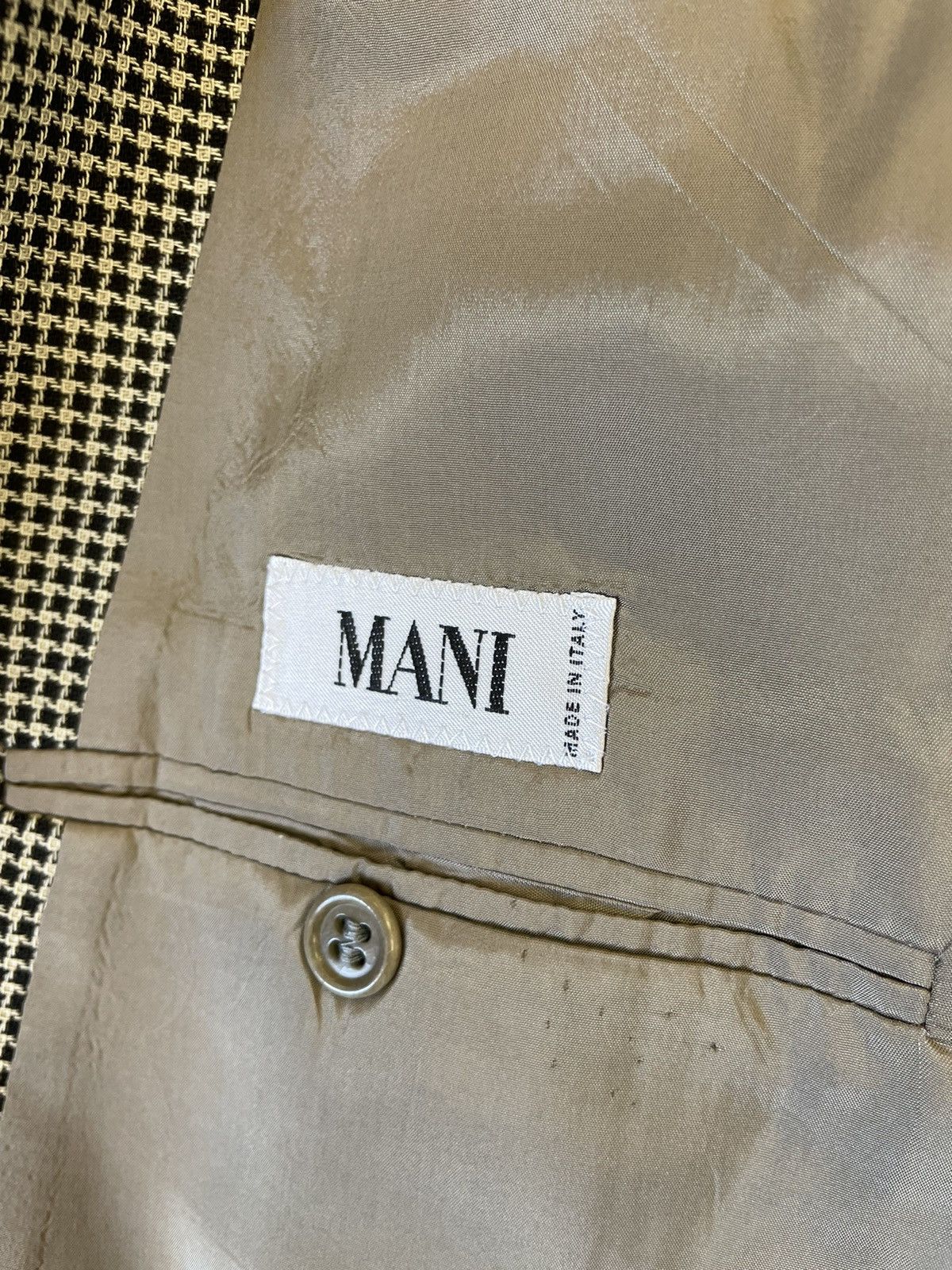 Giorgio Armani × Vintage Textured Armani Check Sports Jacket Size 44R - 8 Thumbnail