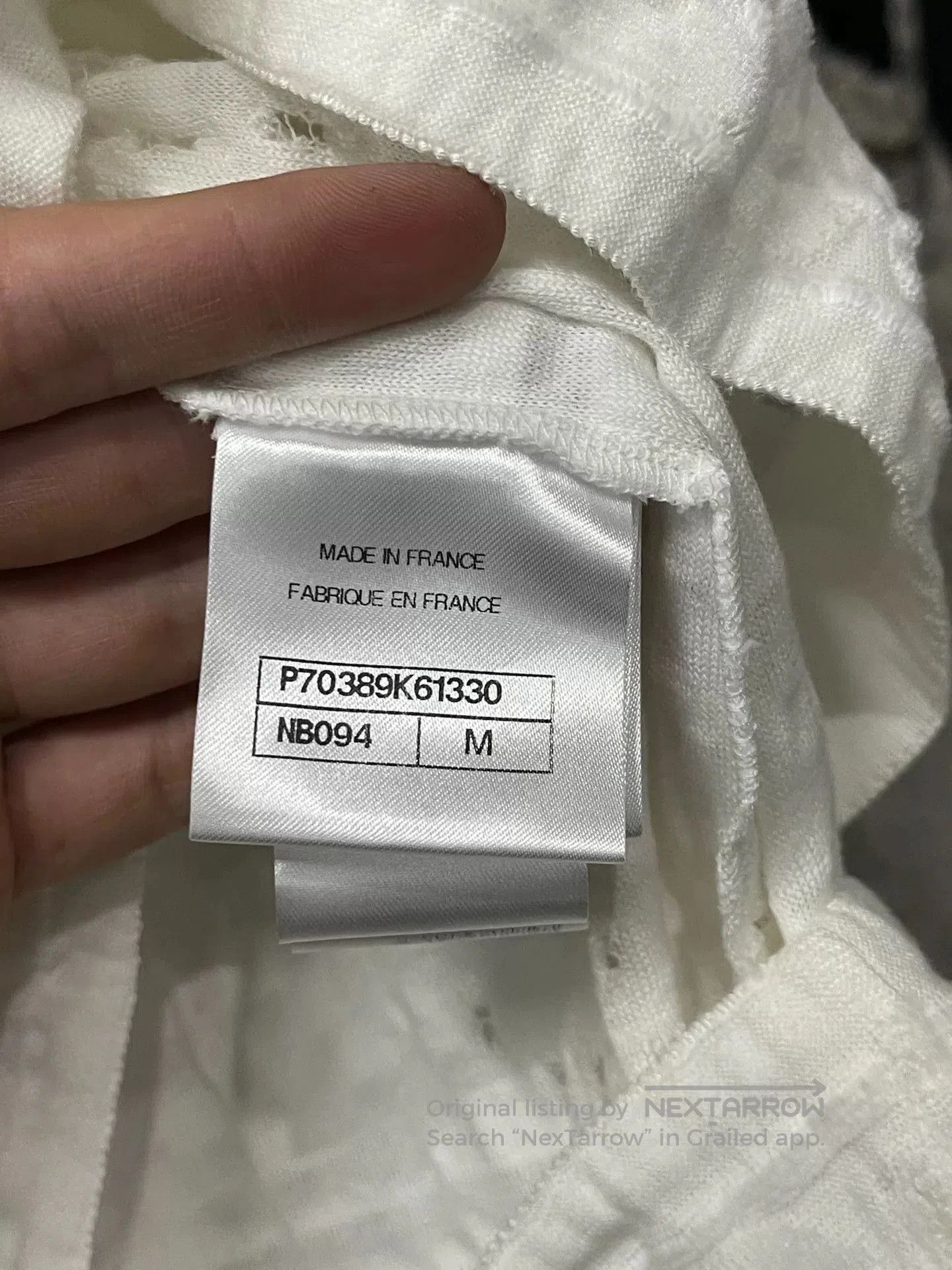 Chanel Chanel White Cutout Logo Short Sleeve. Size US M / EU 48-50 / 2 - 7 Thumbnail