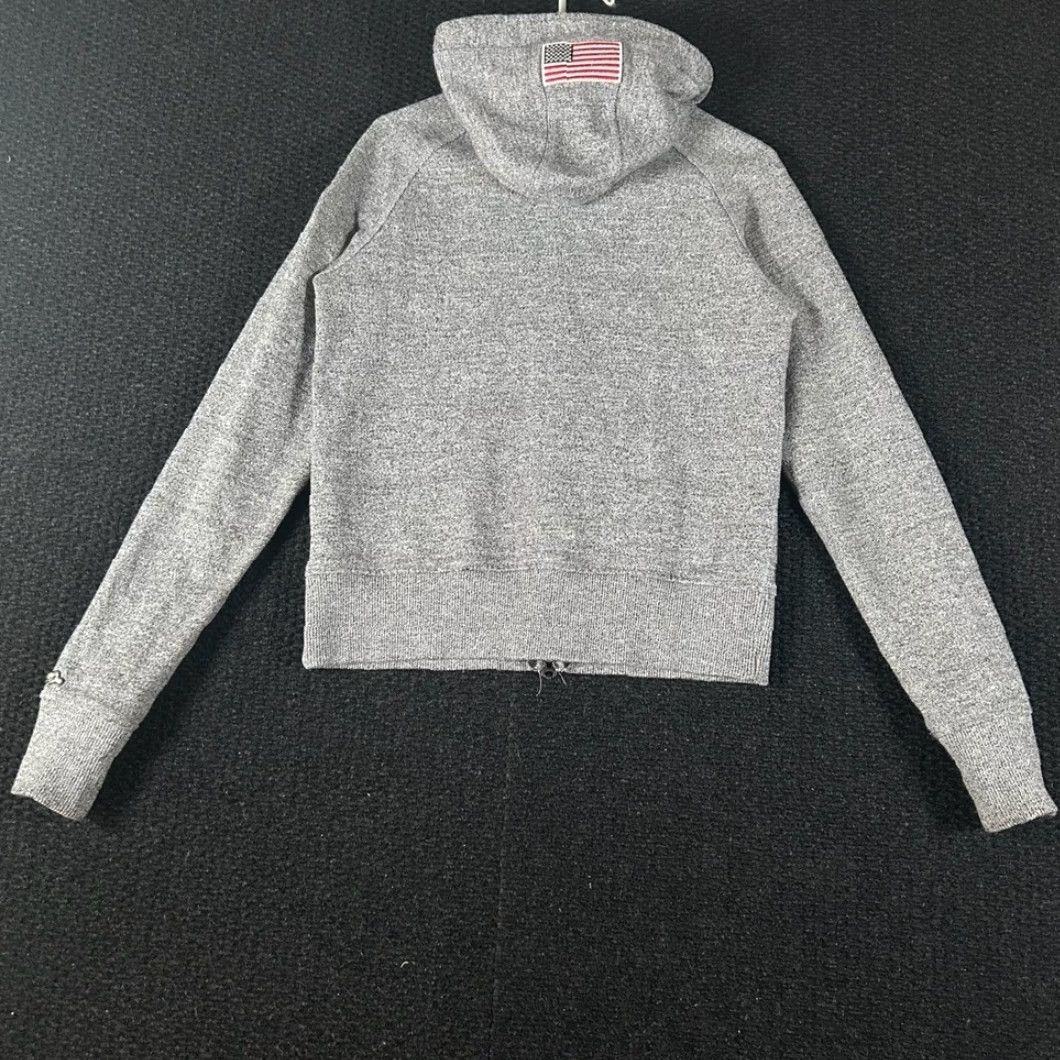 Roots VINTAGE Roots Canada Park City Zip Up Hoodie Gray Heather Cotton Blend Sweater Women's M Size M / US 6-8 / IT 42-44 - 3 Thumbnail