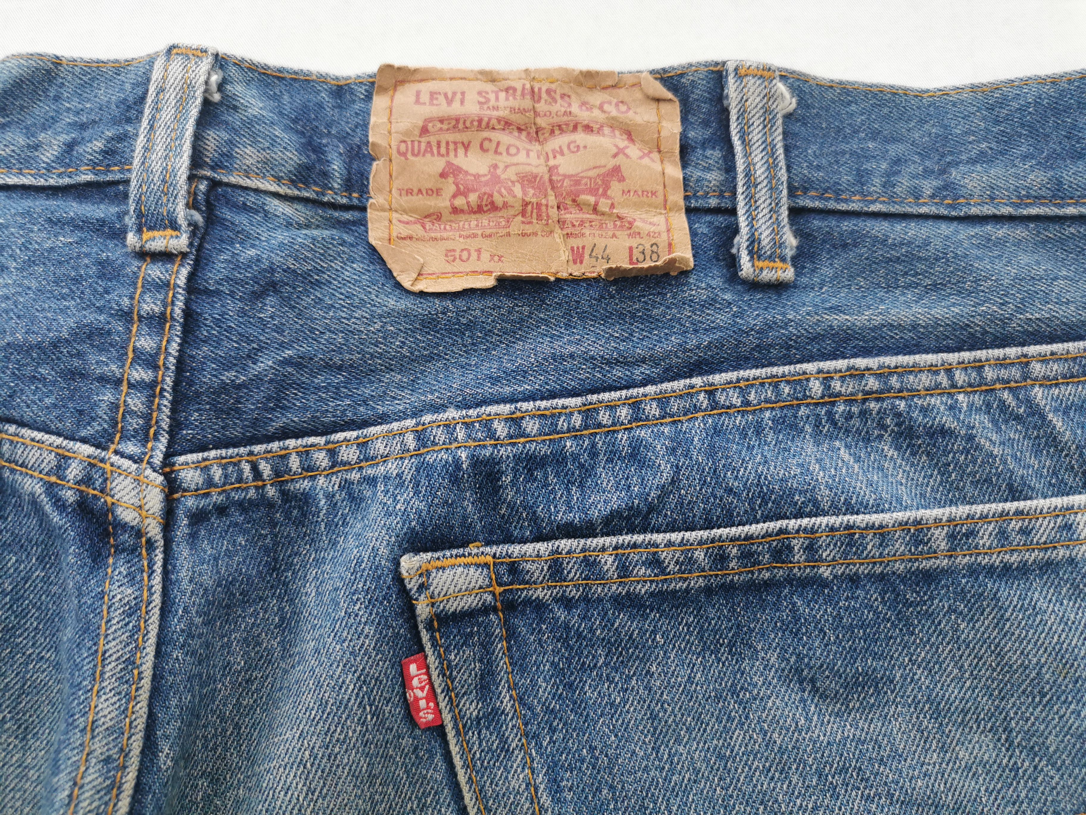 Levi's Distressed Vintage 90s Levis Lot 501 Denim Made In Japan Size US 41 - 7 Thumbnail