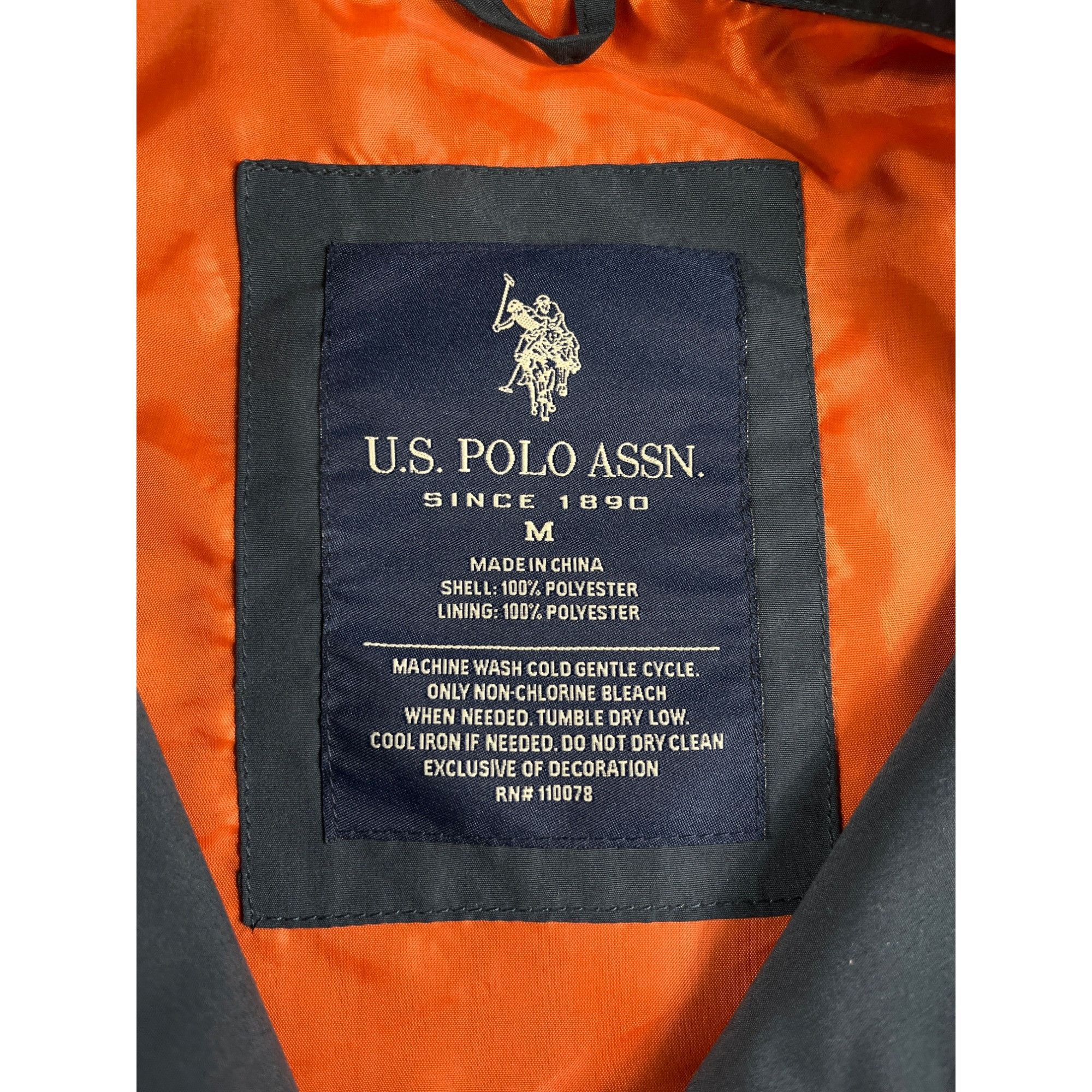 U.S. Polo Assn. U.S. Polo Assn. SKU 7669 Mens Blue Full Zip Jacket Size M Size US M / EU 48-50 / 2 - 10 Thumbnail
