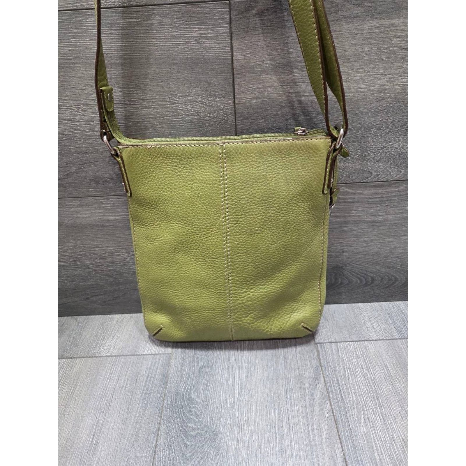 Fossil Pebbled Green Bag B000445 Size ONE SIZE - 3 Thumbnail