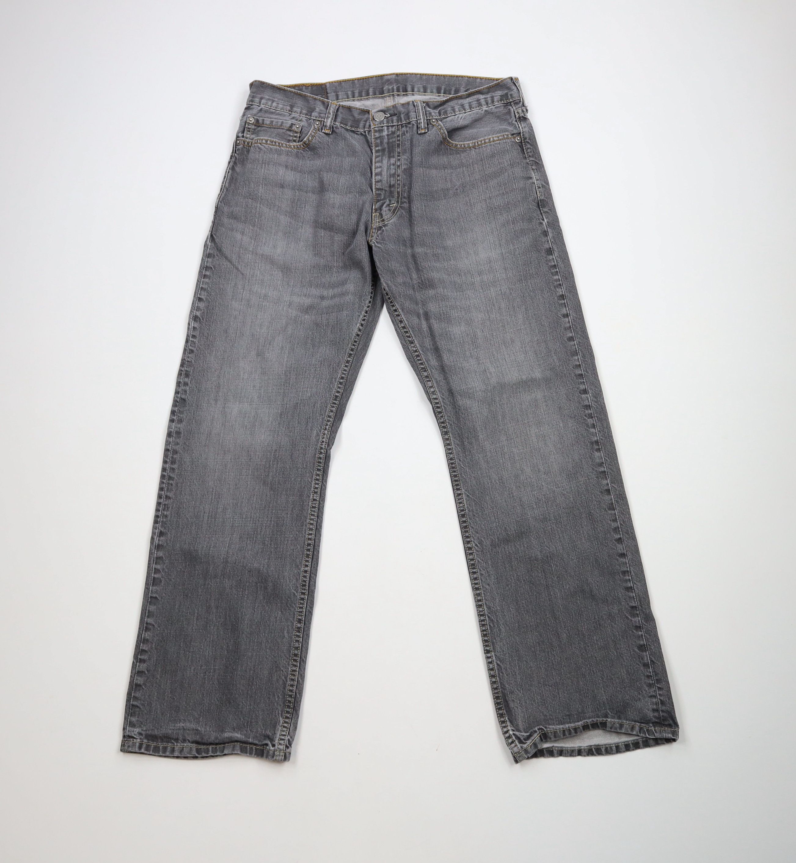 Levi's × Vintage Vintage Y2K Levis 514 Straight Leg Denim Jeans Gray Cotton Size US 36 / EU 52 - 1 Thumbnail