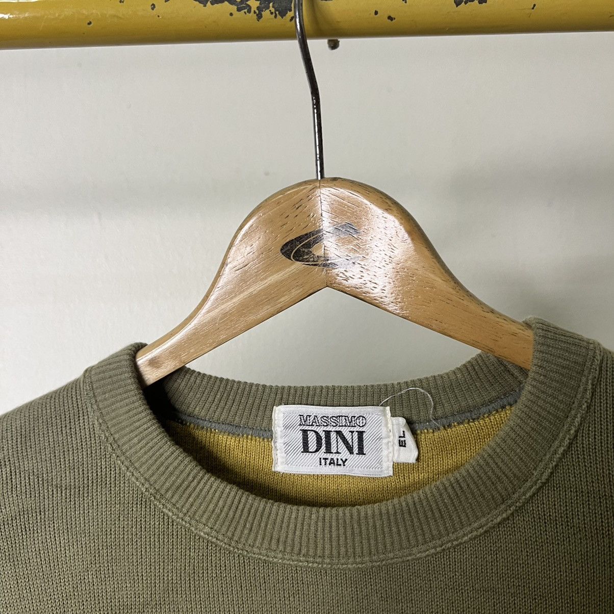 Massimo Dutti MASSIMO DINI ITALY OLIVE GREEN EMBRIODERED SWEATSHIRT Size US L / EU 52-54 / 3 - 4 Thumbnail