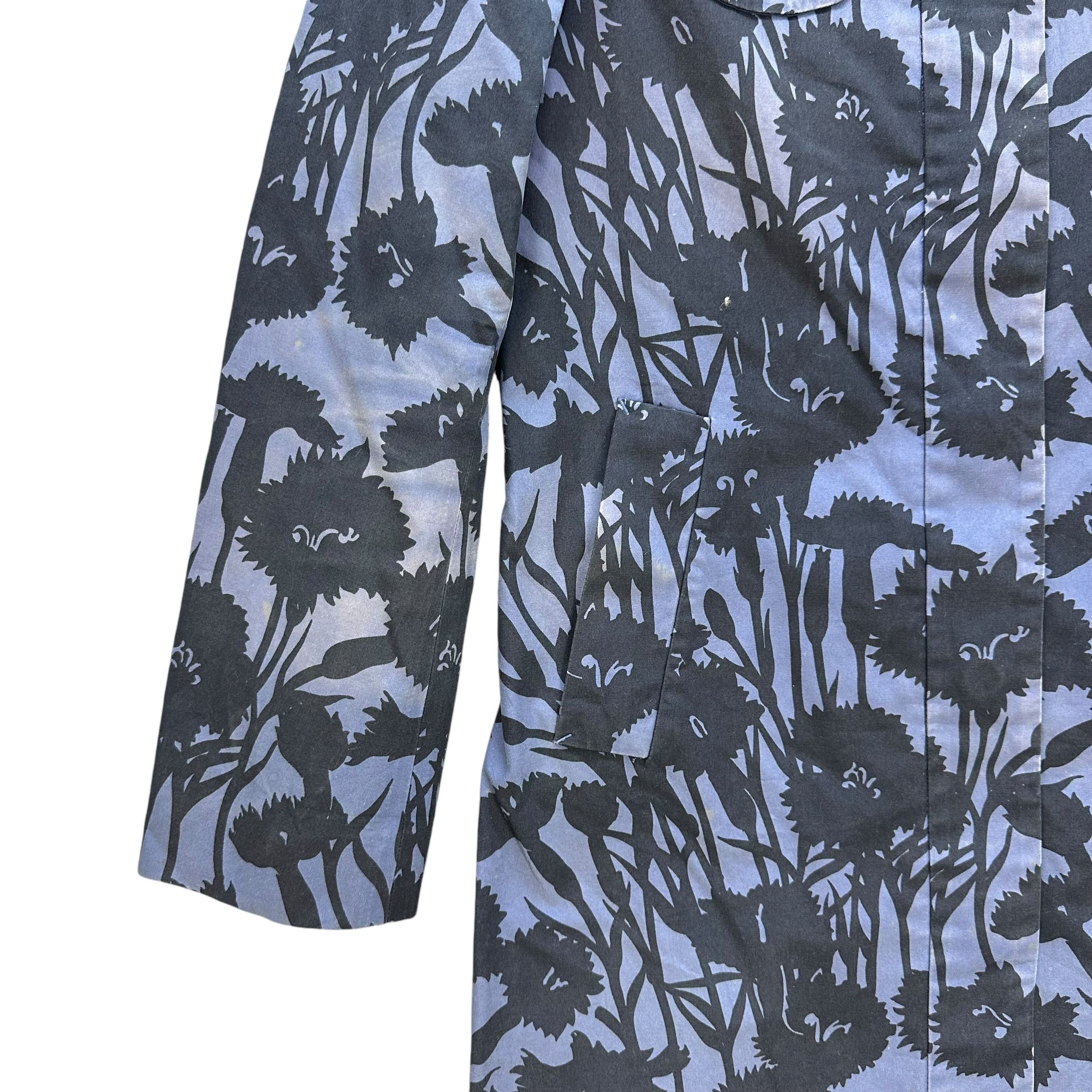 Marc Jacobs MARC JACOBS Artwork Florals Design Coat Jacket #71-1430 Size S / US 4 / IT 40 - 4 Thumbnail