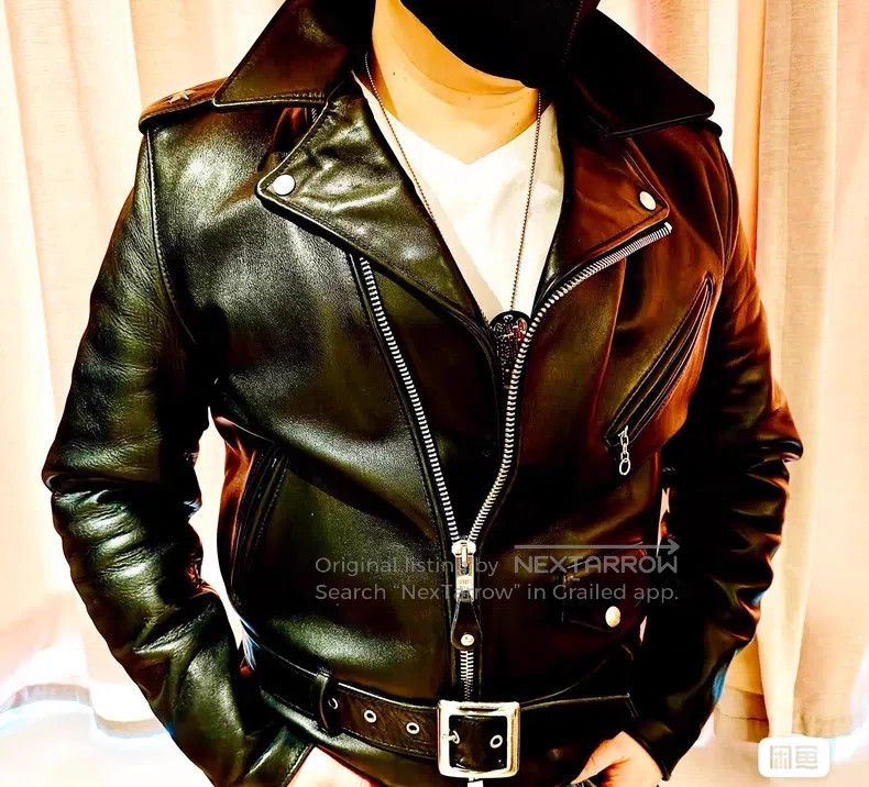 Schott Schott Motorcycle leather coat Size US XXL / EU 58 / 5 - 2 Thumbnail